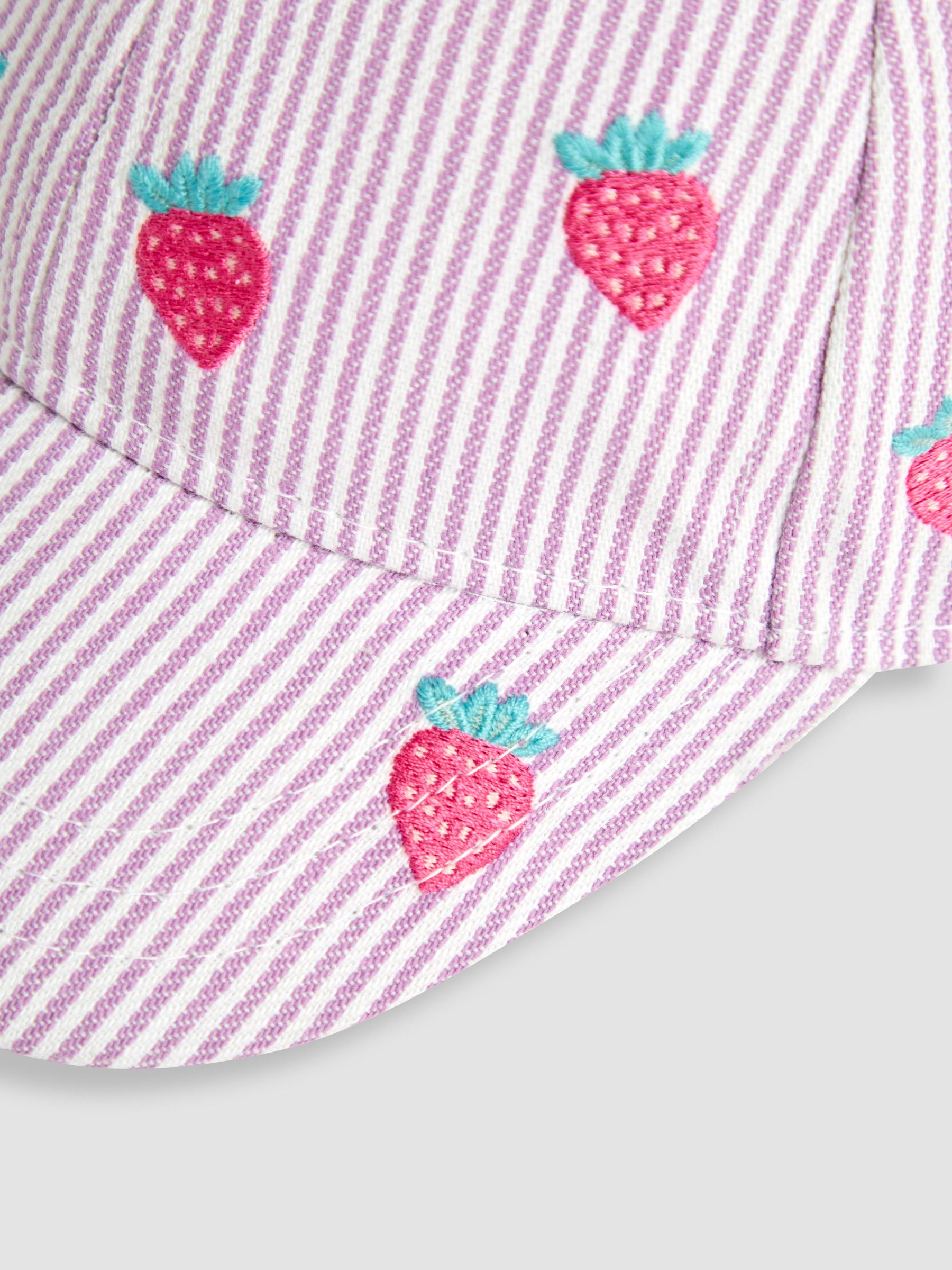 Lilac Embroidered Cap - Image 4 of 4