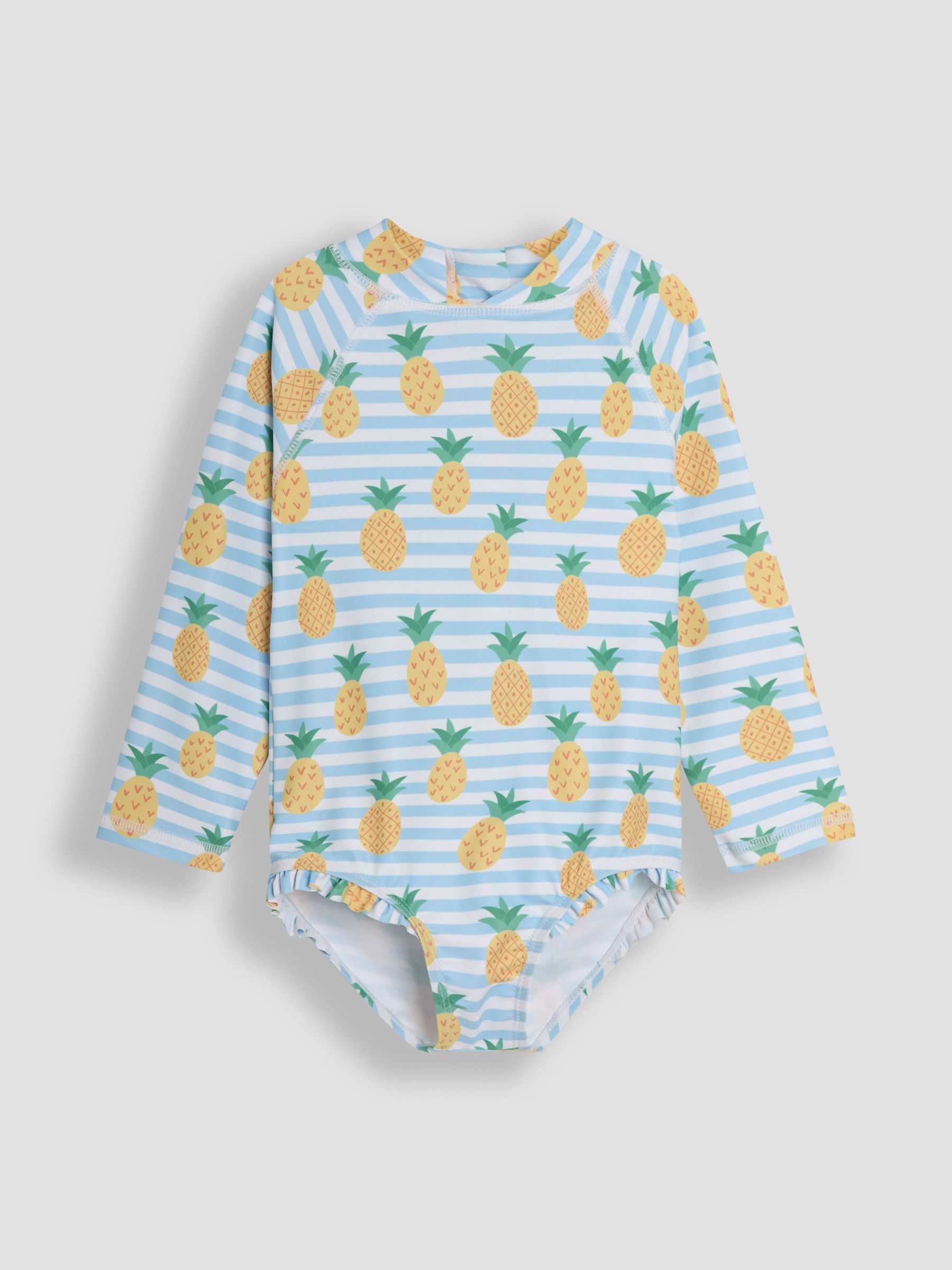 Stripe Long Sleeve Swimsuit - Image 1 of 5
