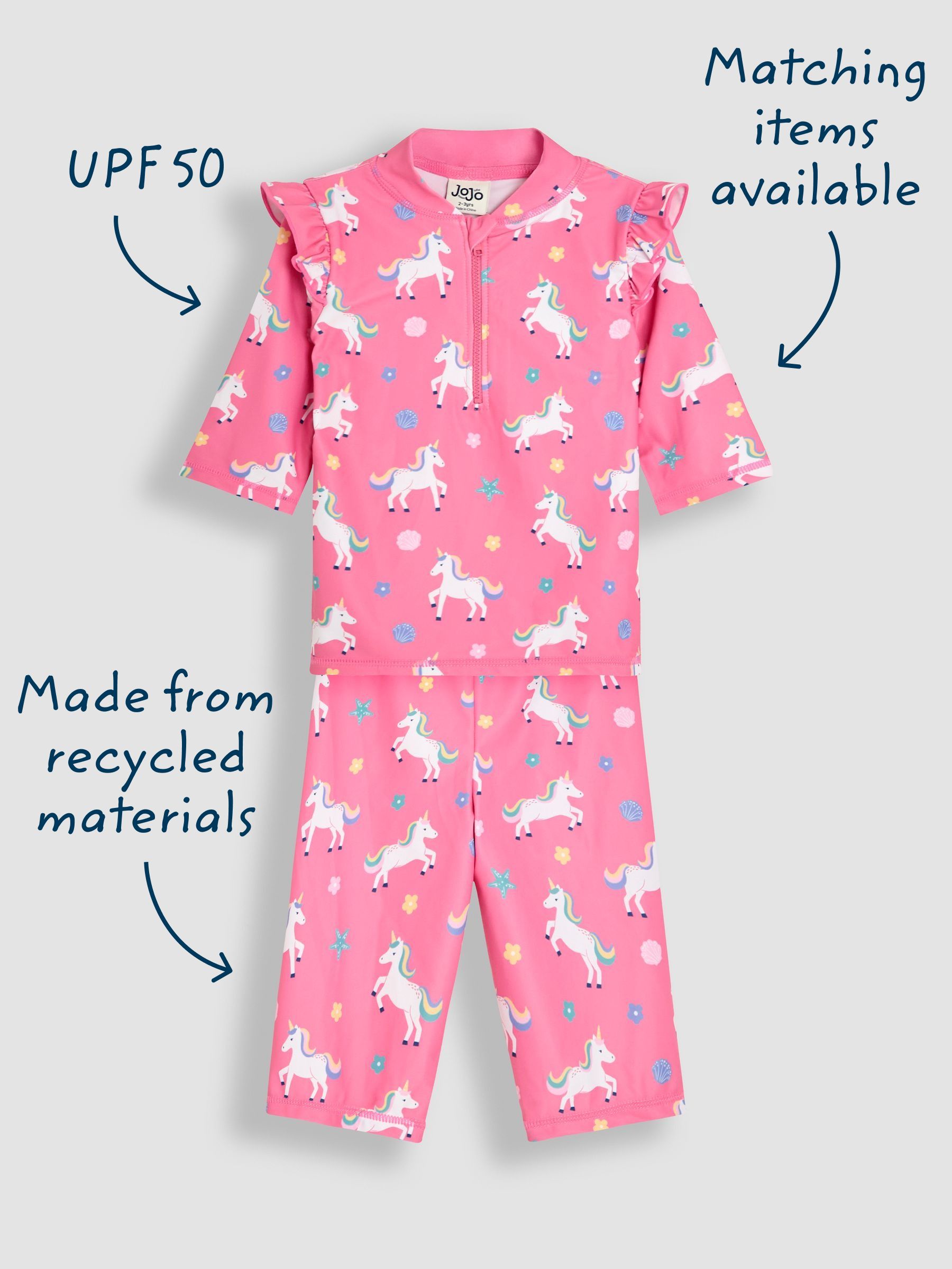 Unicorn Unicorn Sun Protection Suit 2 Piece - Image 4 of 9