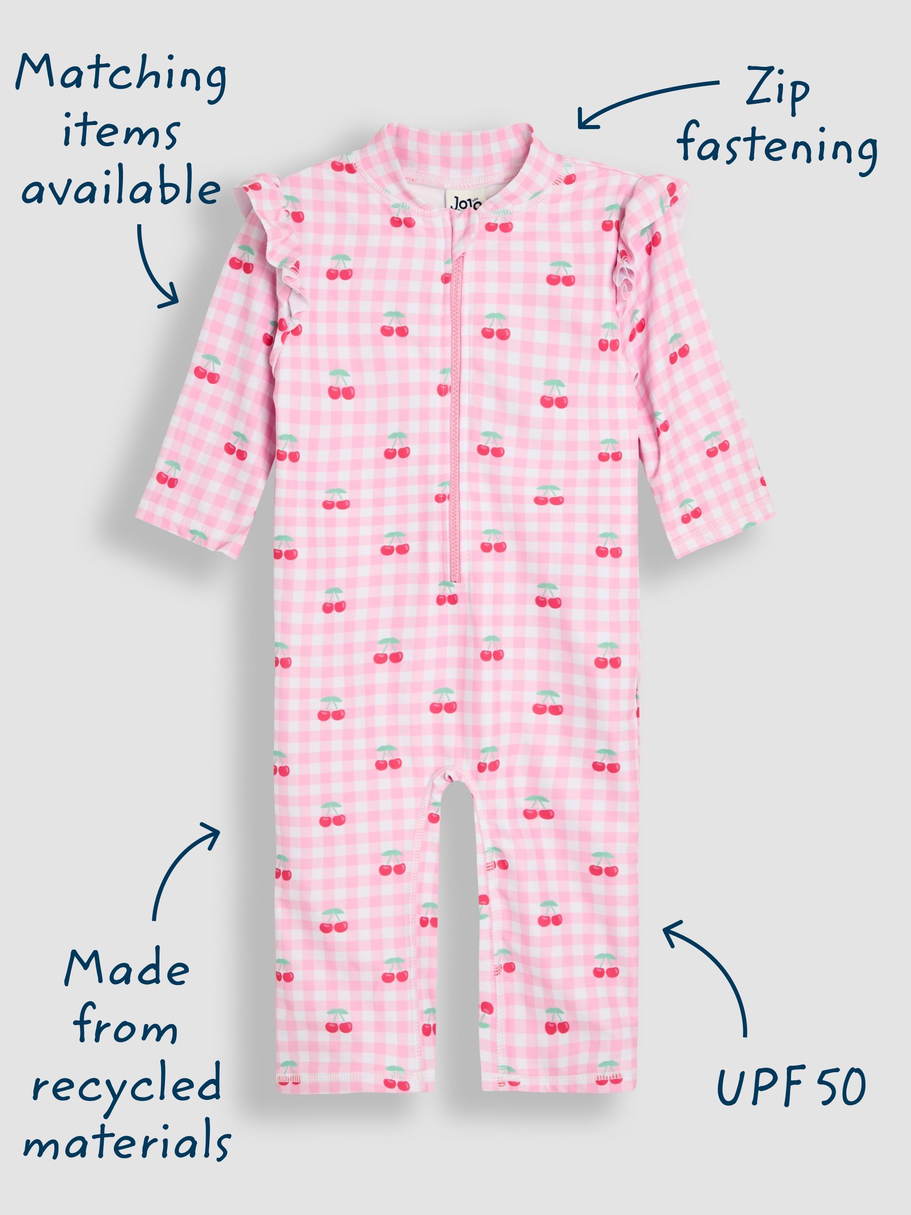Gingham Sun Protection Suit - Image 2 of 5