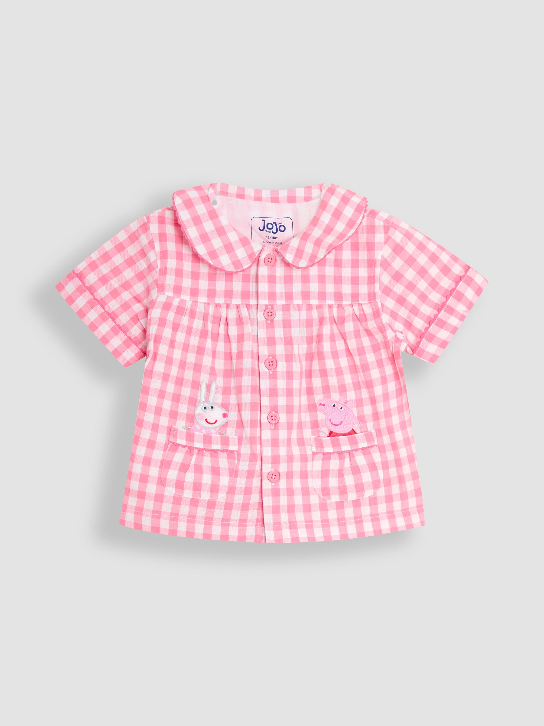 Pink Peppa Pig Character Classic Woven Pyjamas - Image 2 of 6
