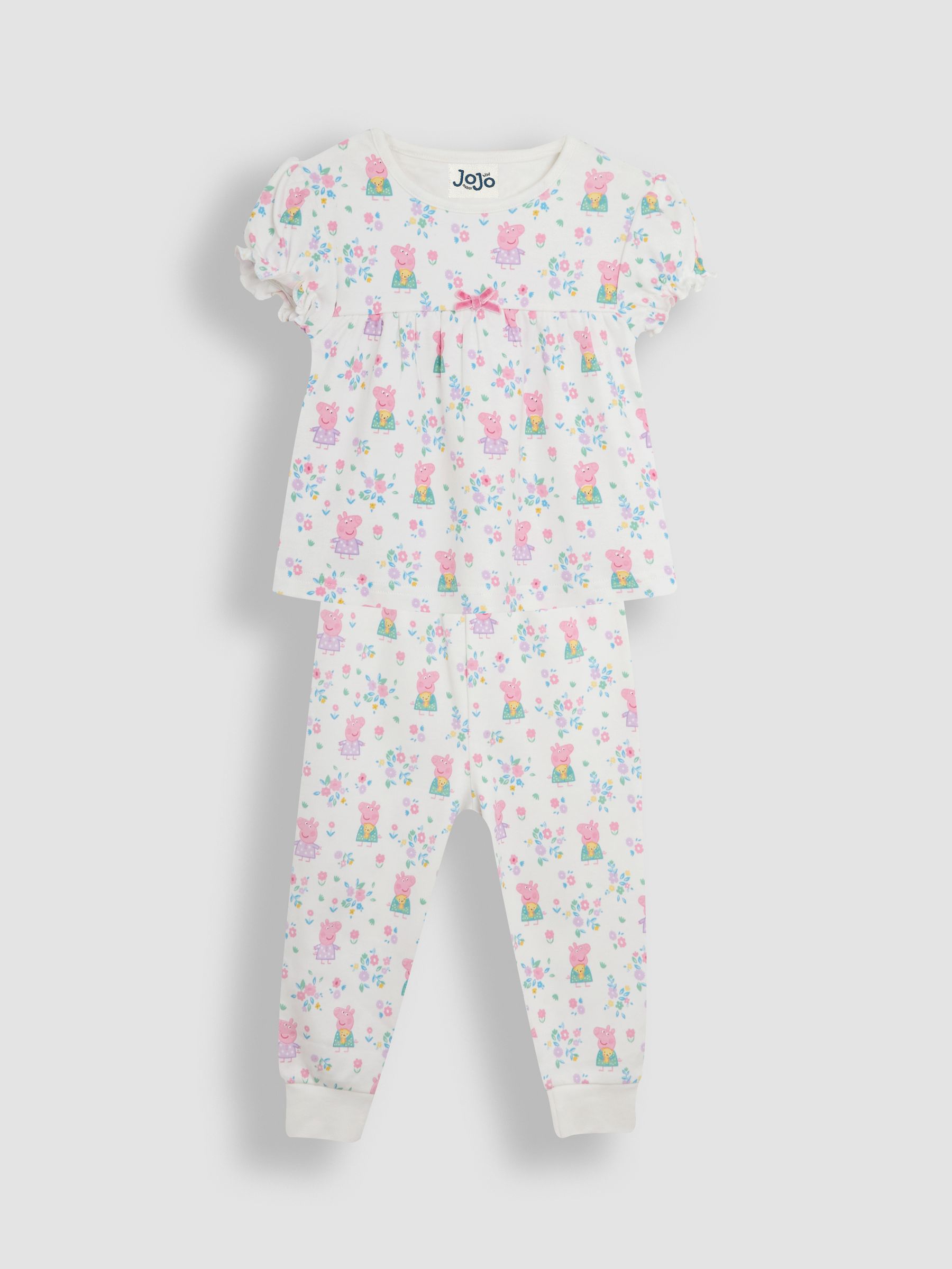 Cream Peppa Pig Jersey Pyjamas - Image 1 of 11