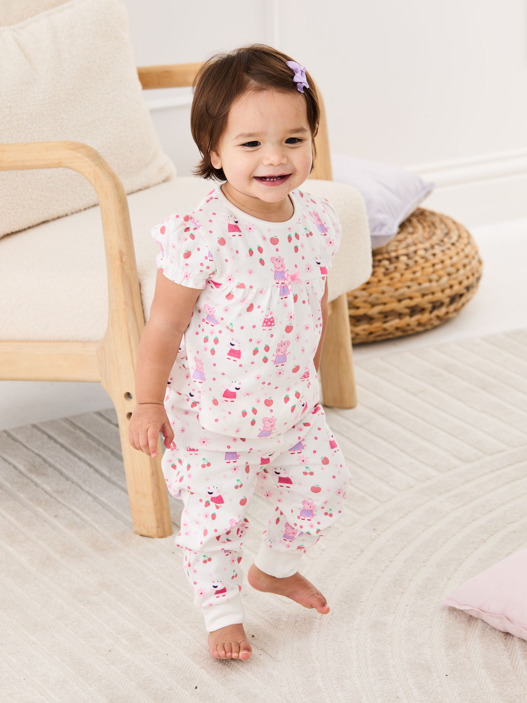 Cream Peppa Pig Jersey Pyjamas - Image 11 of 11