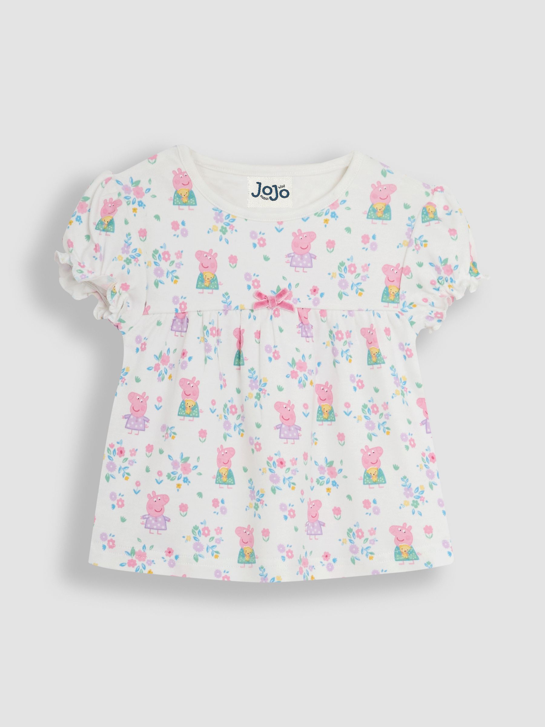 Cream Peppa Pig Jersey Pyjamas - Image 2 of 11