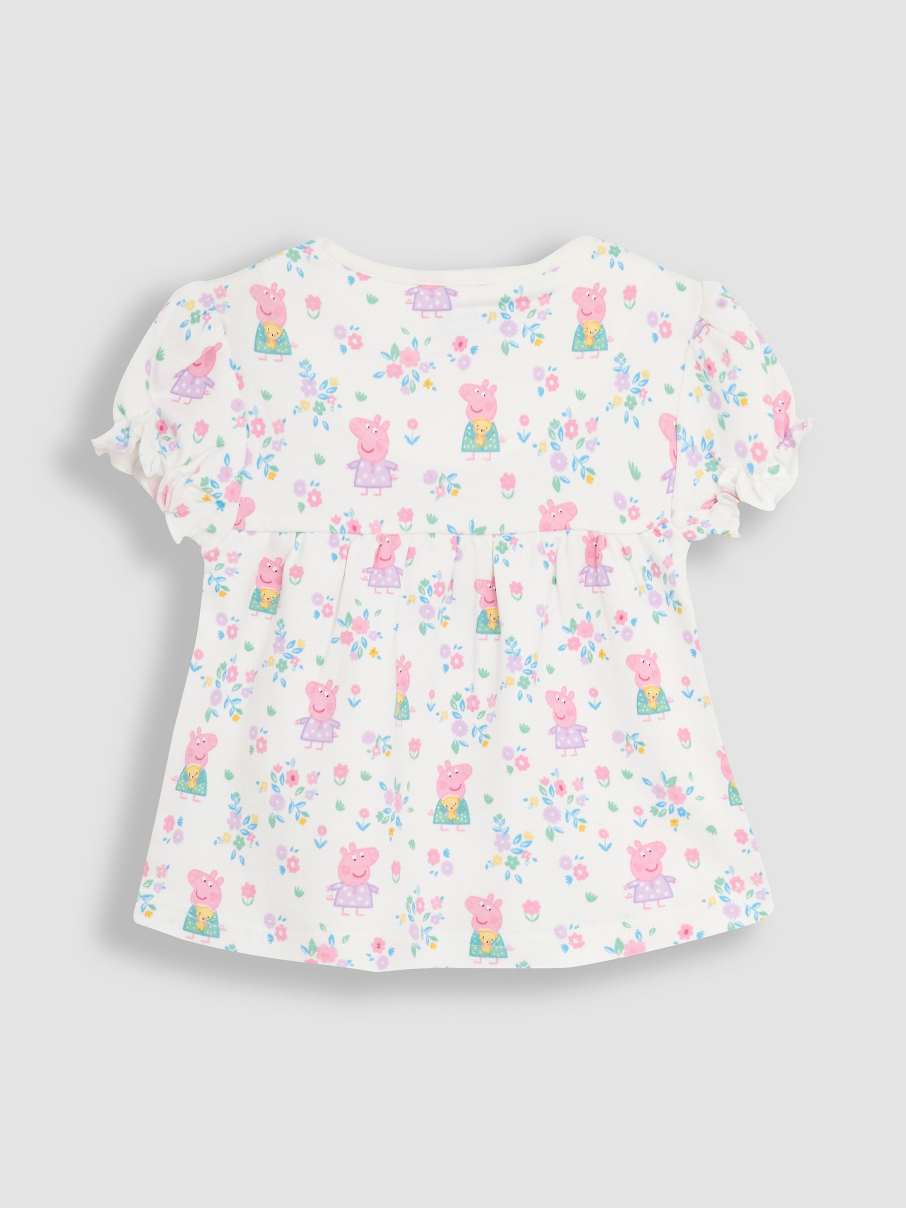 Cream Peppa Pig Jersey Pyjamas - Image 3 of 11