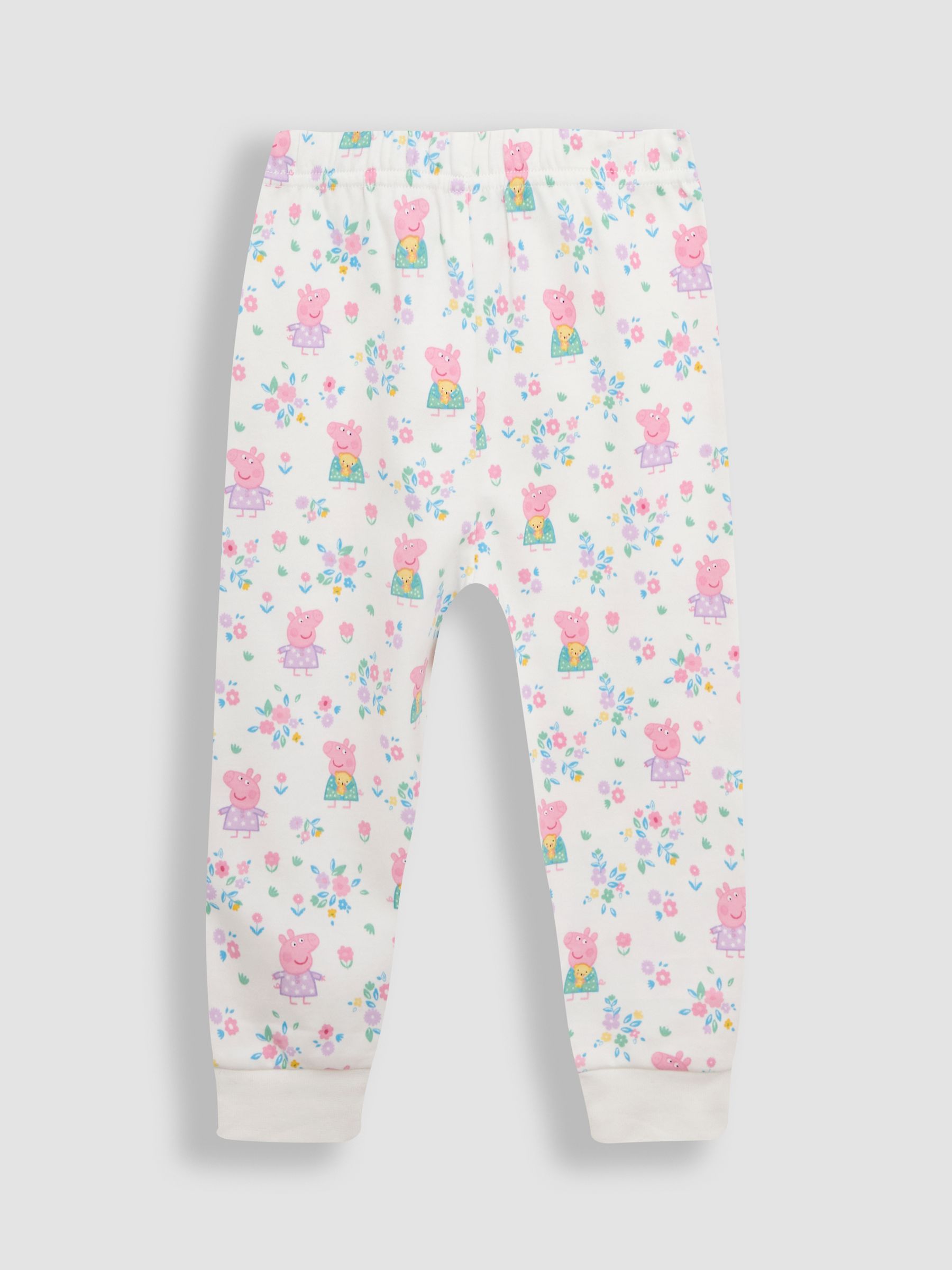 Cream Peppa Pig Jersey Pyjamas - Image 4 of 11