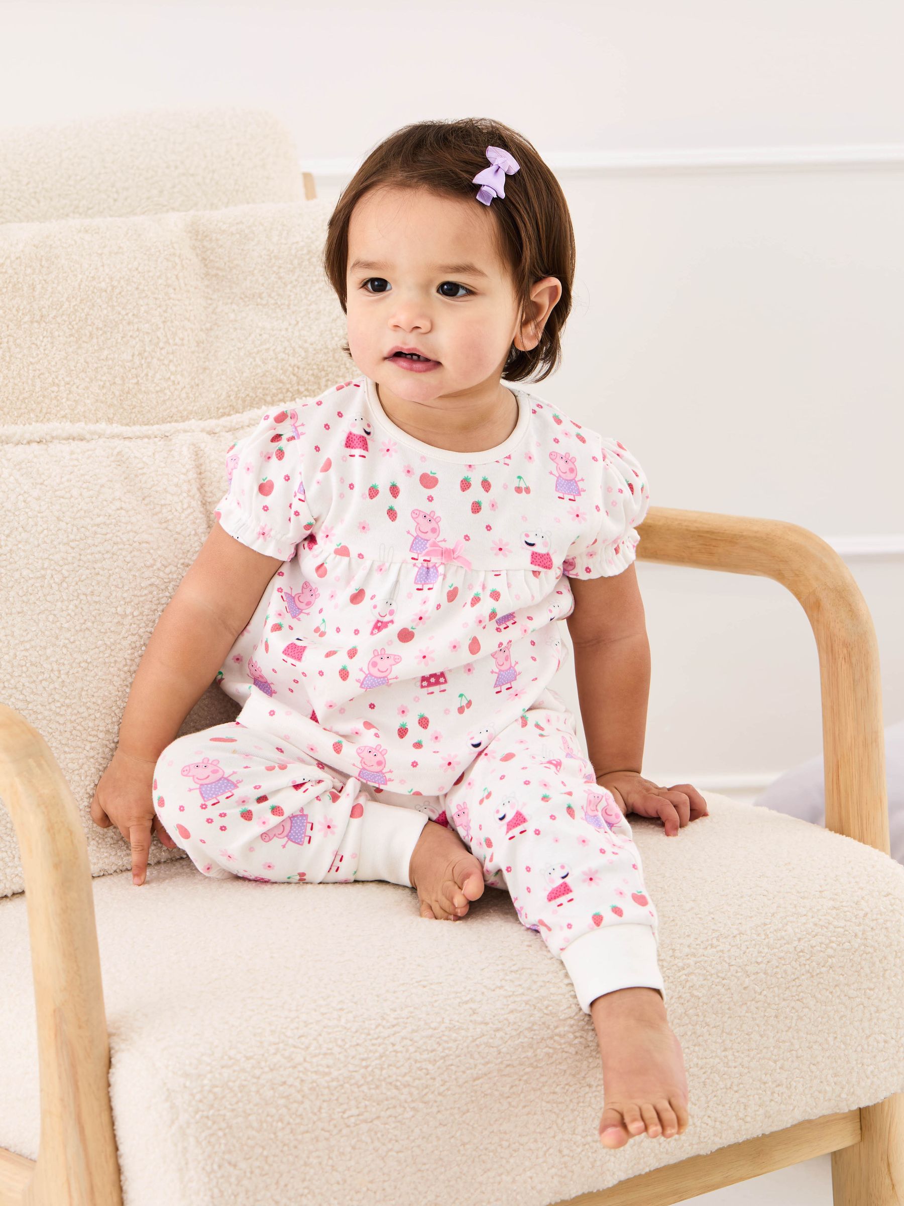 Cream Peppa Pig Jersey Pyjamas - Image 5 of 11