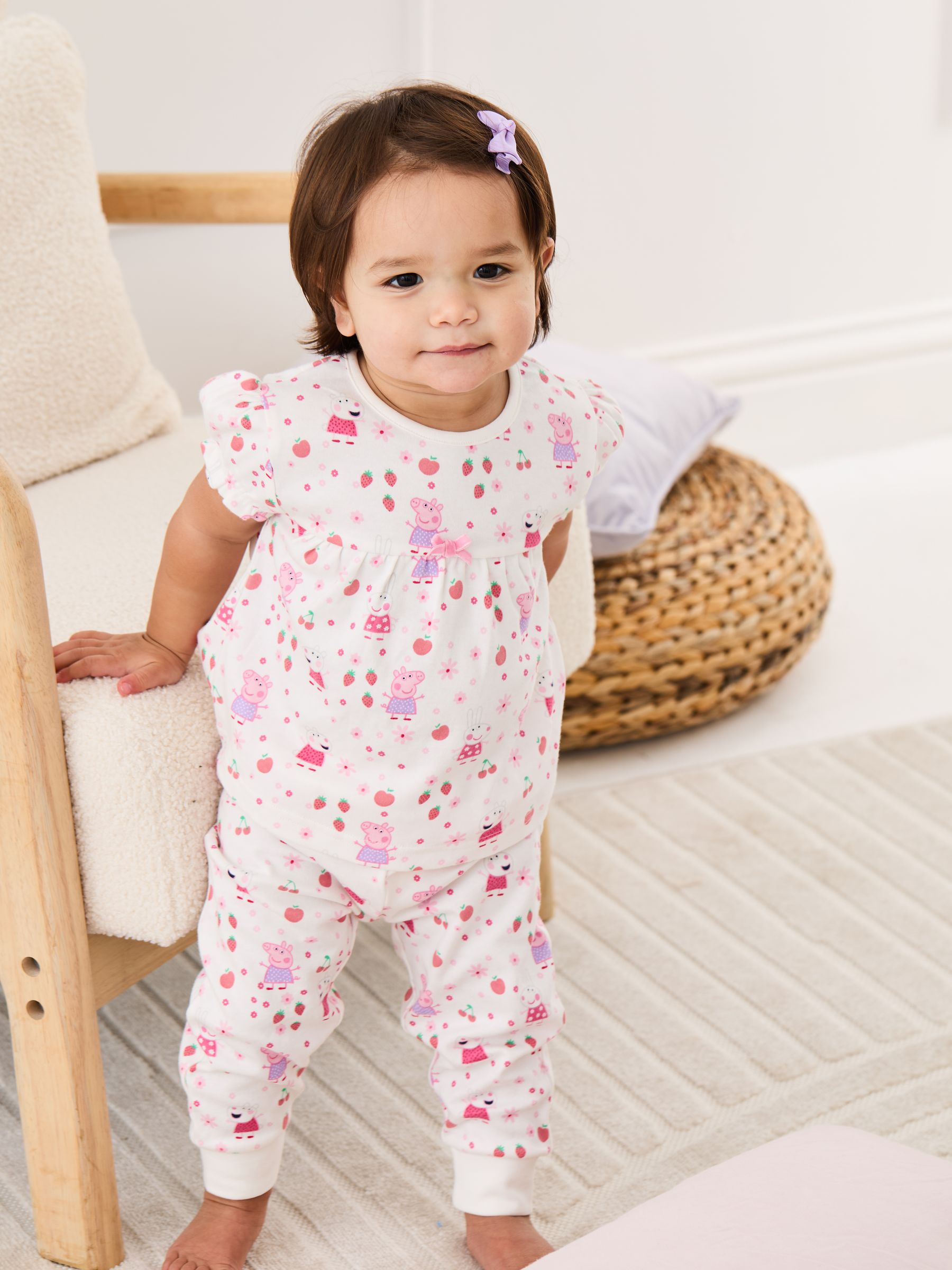 Cream Peppa Pig Jersey Pyjamas - Image 9 of 11