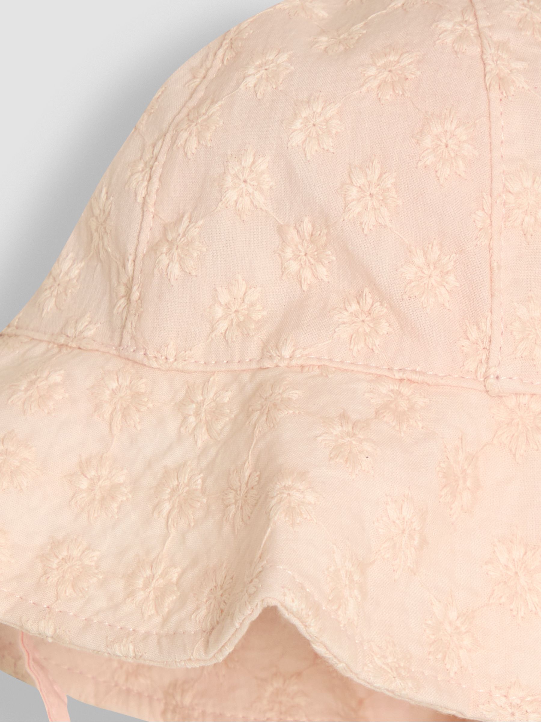 Pink Broderie Floppy Hat - Image 2 of 3