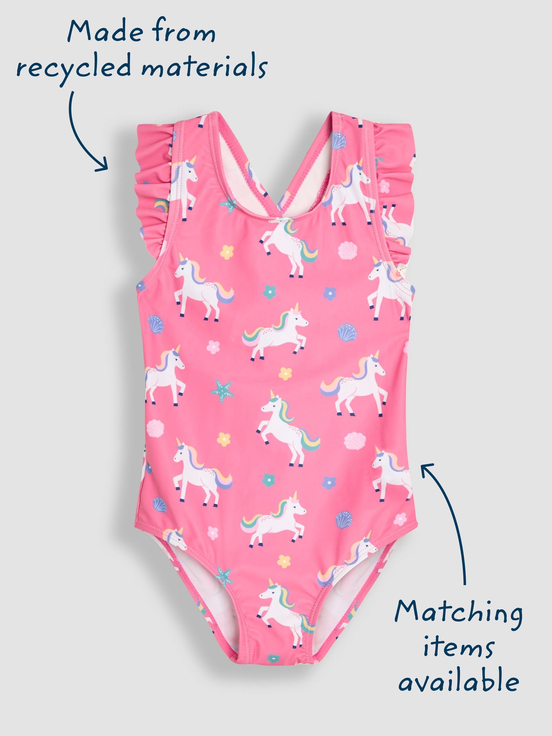 Pink Unicorn Swimsuit - Image 3 of 5