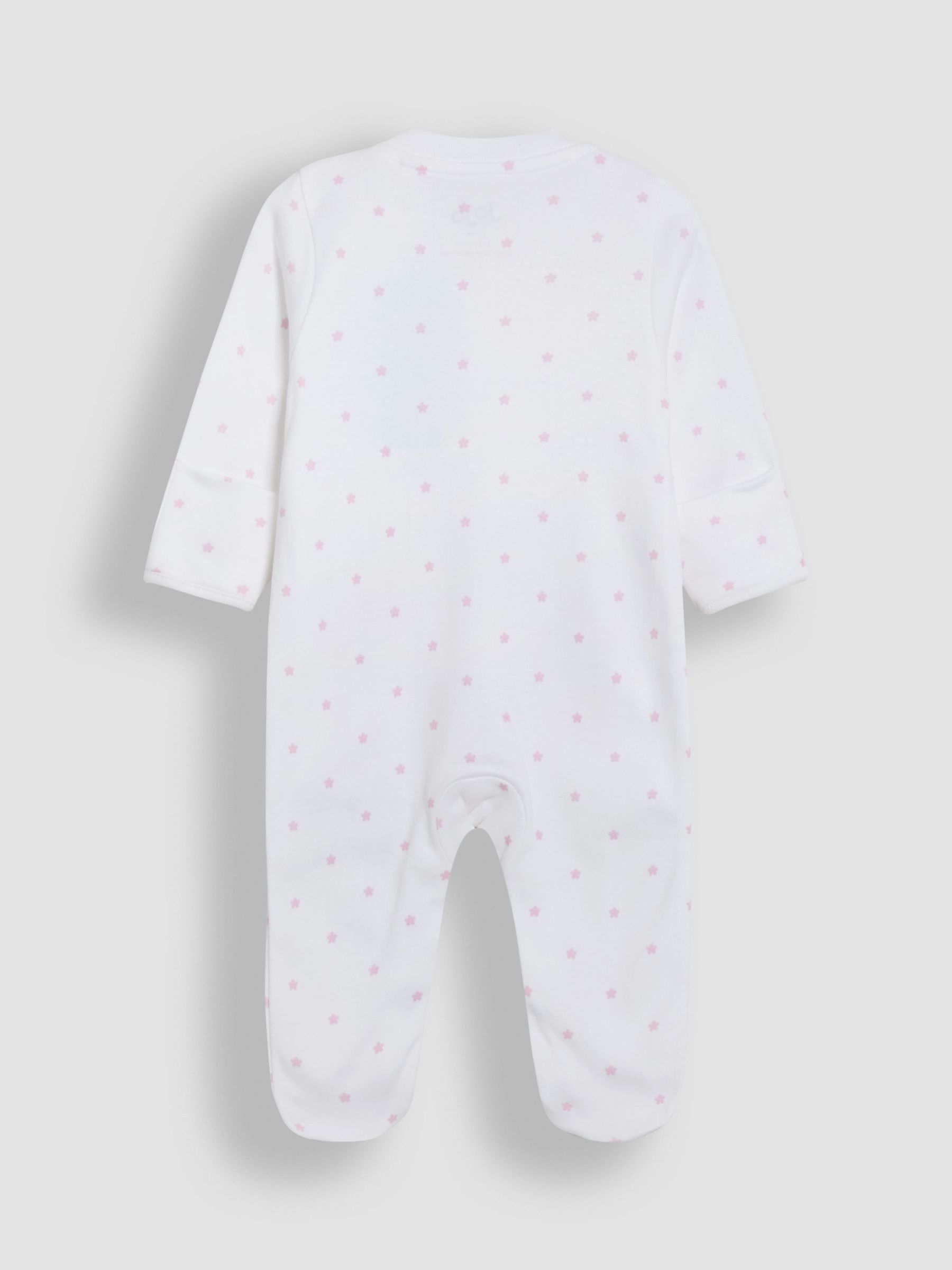 White Footed Embroidered Sleepsuit - Image 4 of 5