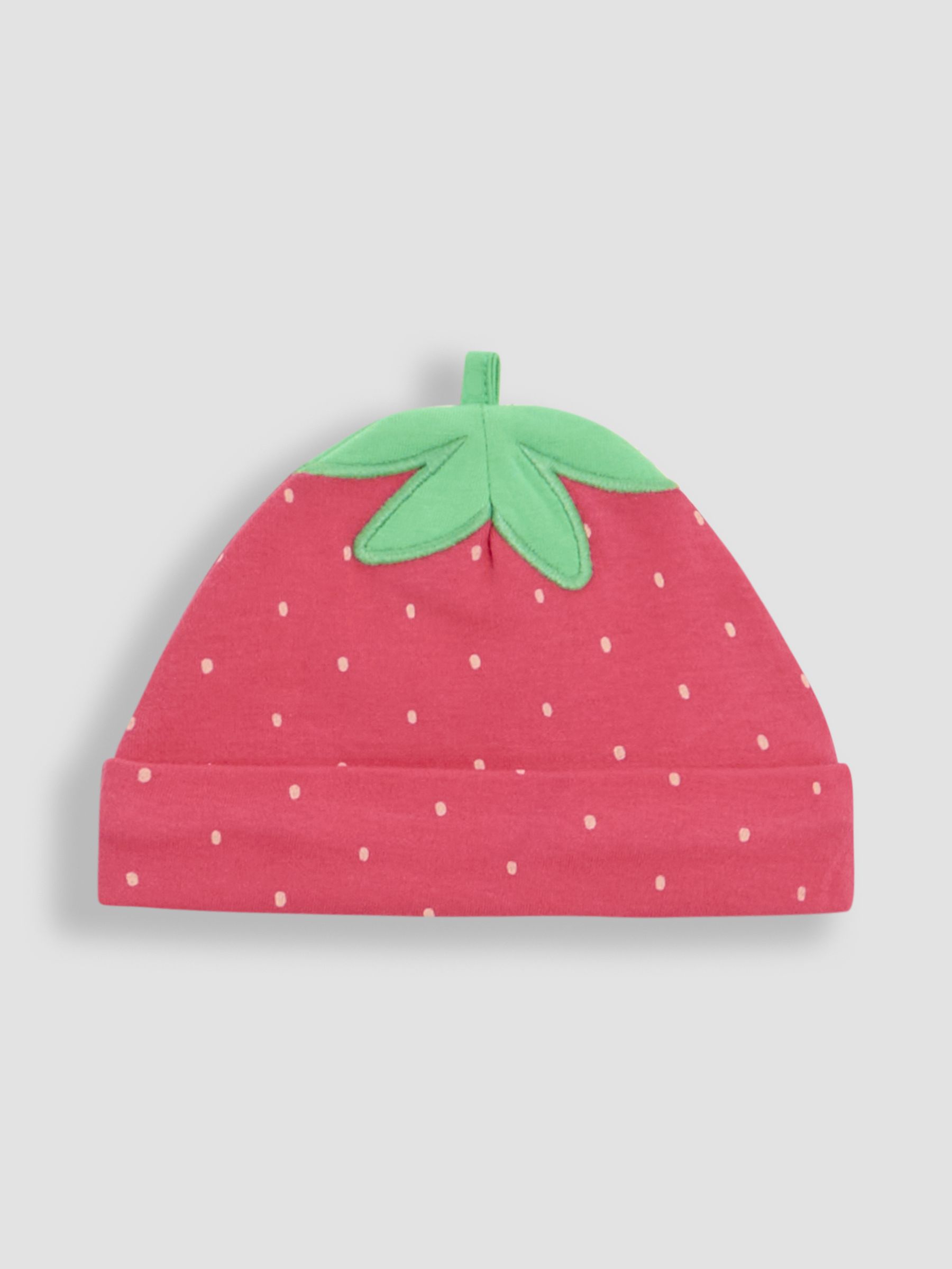 White 2-Pack Strawberry Sleepsuit & Hat Set - Image 4 of 4