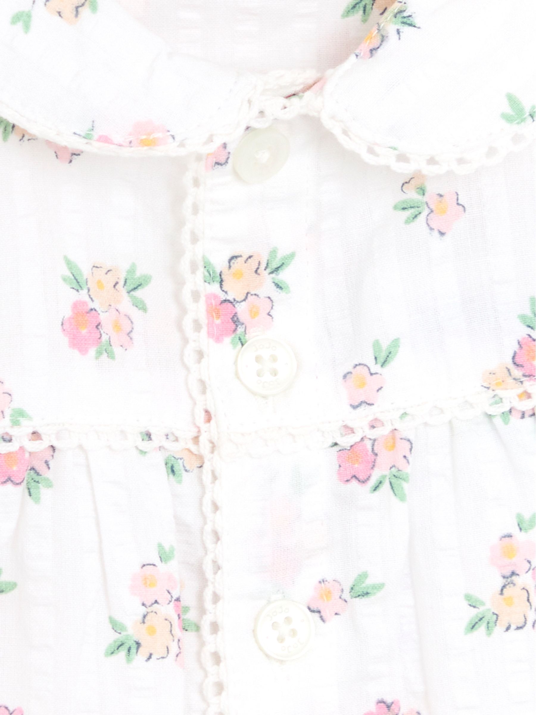 Cream Print Woven Seersucker Pyjamas - Image 6 of 6