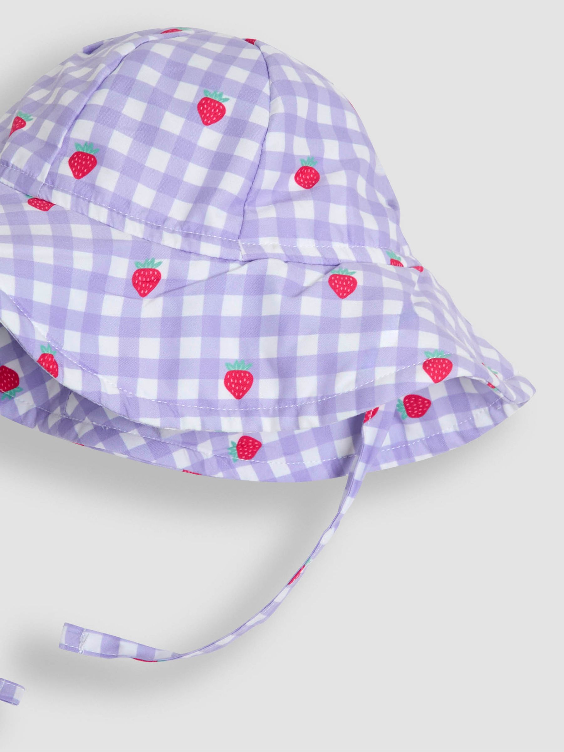 Gingham Floppy Sun Hat - Image 2 of 3