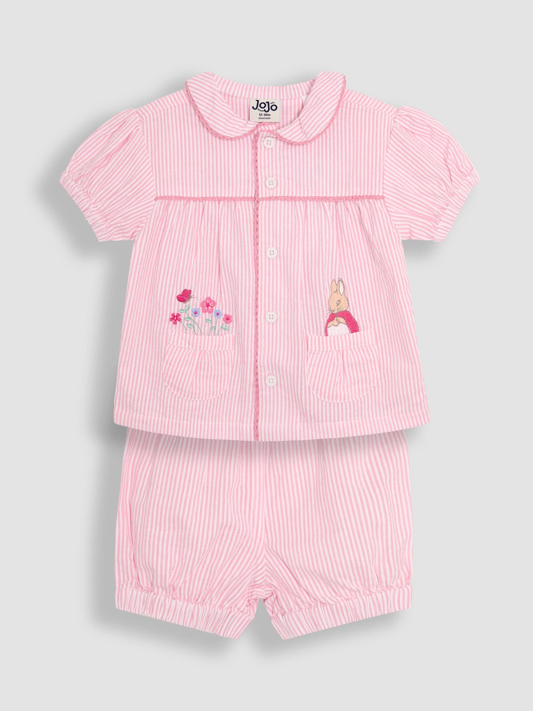 Pink Flopsy Bunny Classic Woven Pyjamas - Image 1 of 6