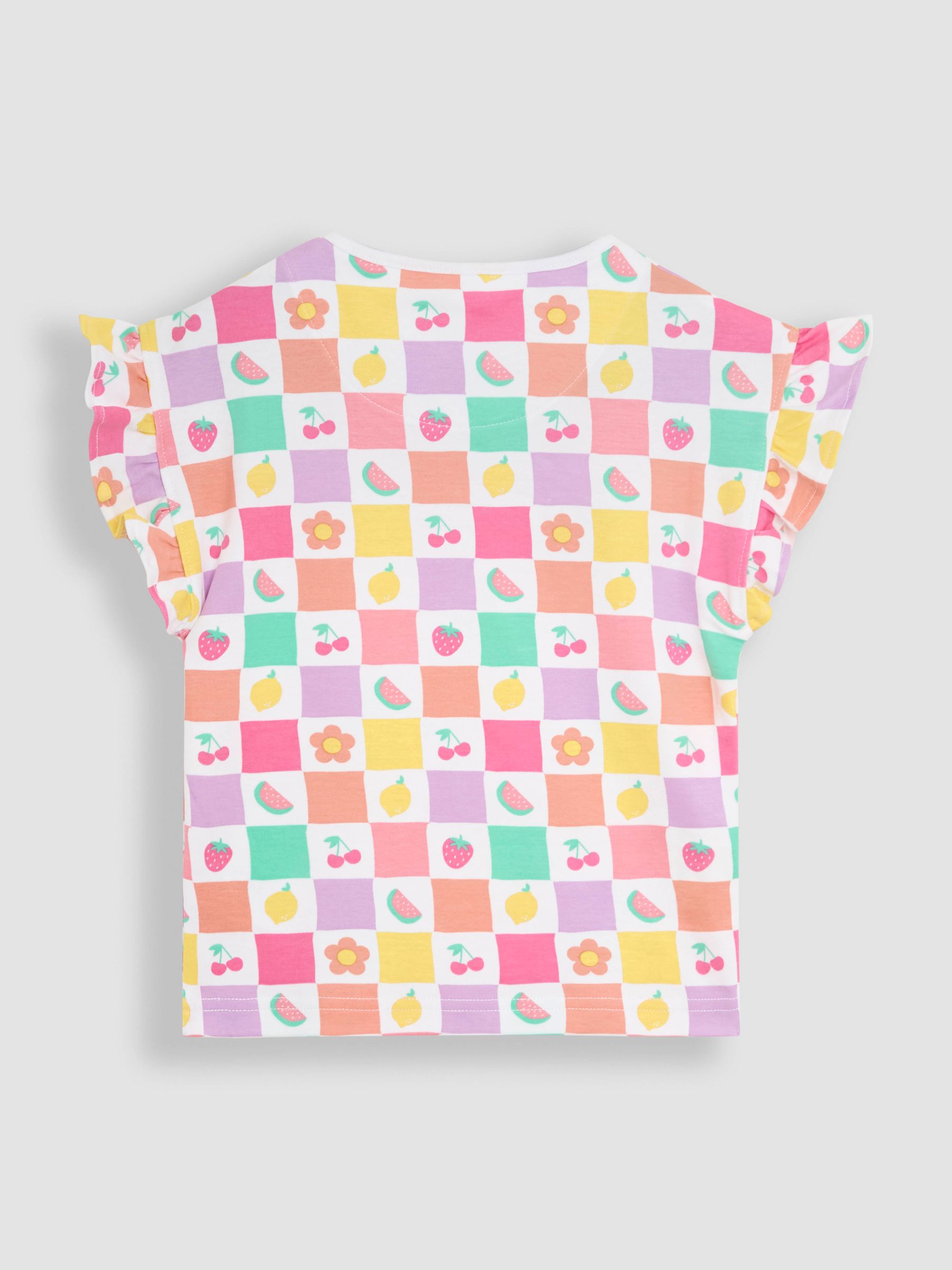 Lilac Print Short Jersey 100% Cotton Pyjamas 2 Pack - Image 5 of 11
