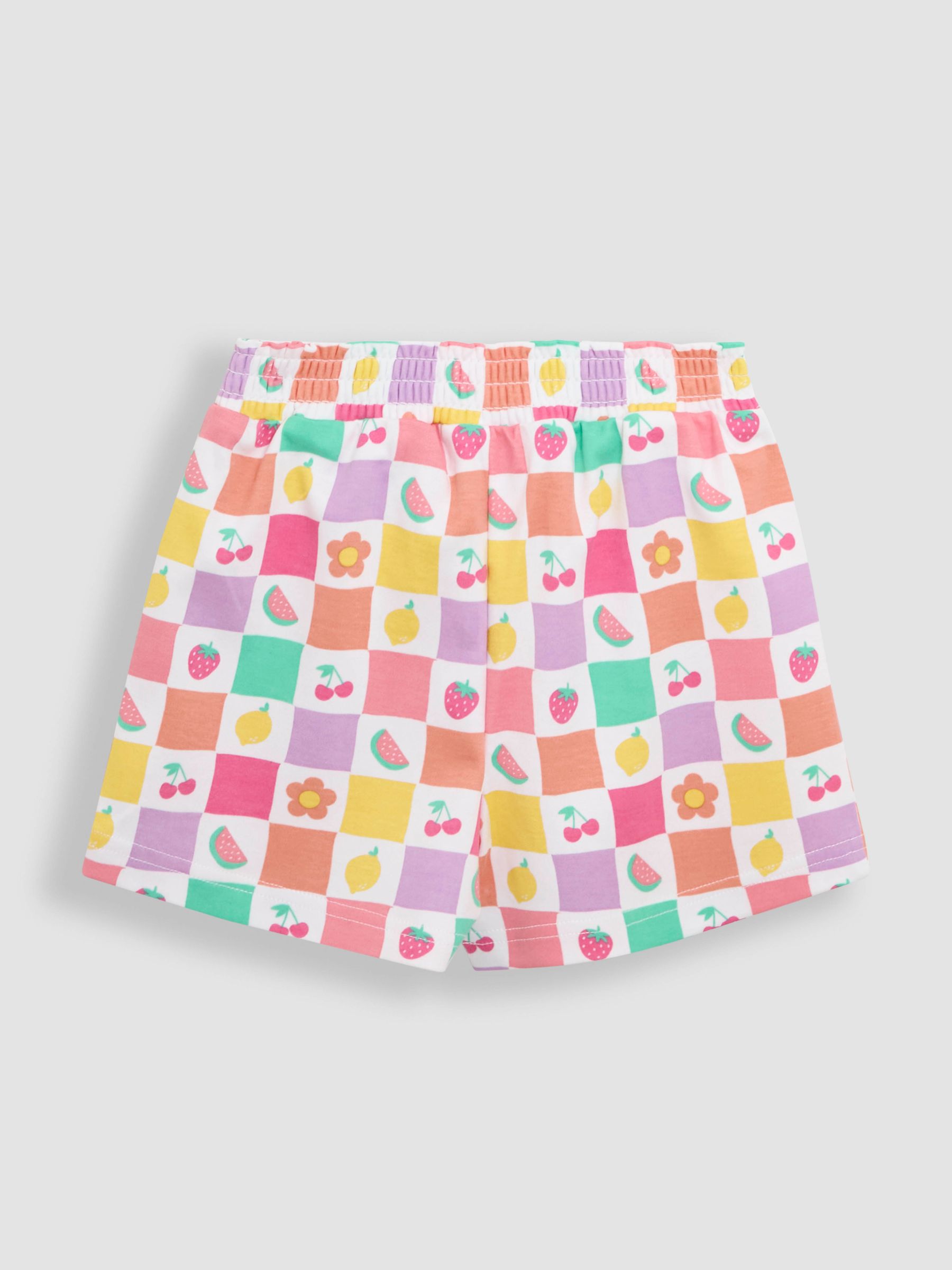 Lilac Print Short Jersey 100% Cotton Pyjamas 2 Pack - Image 7 of 11