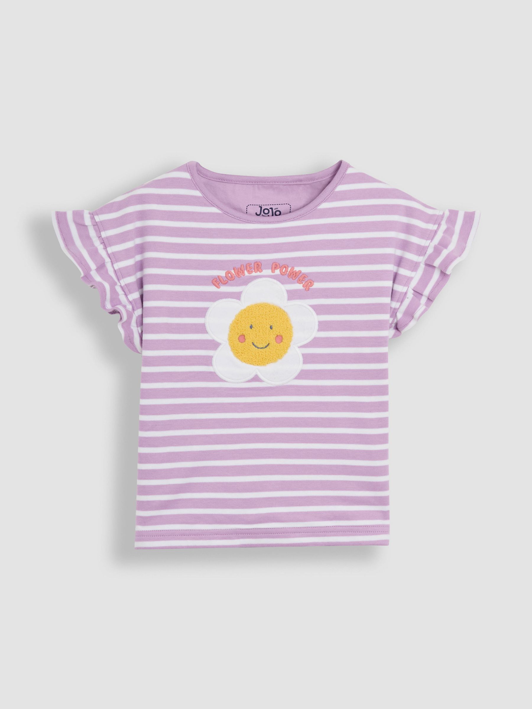 Lilac Print Short Jersey 100% Cotton Pyjamas 2 Pack - Image 8 of 11