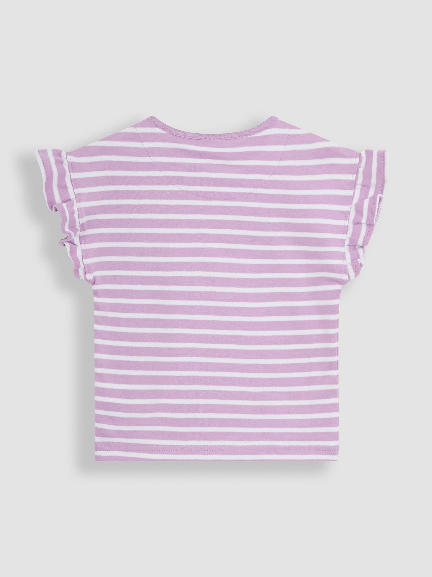 Lilac Print Short Jersey 100% Cotton Pyjamas 2 Pack - Image 9 of 11