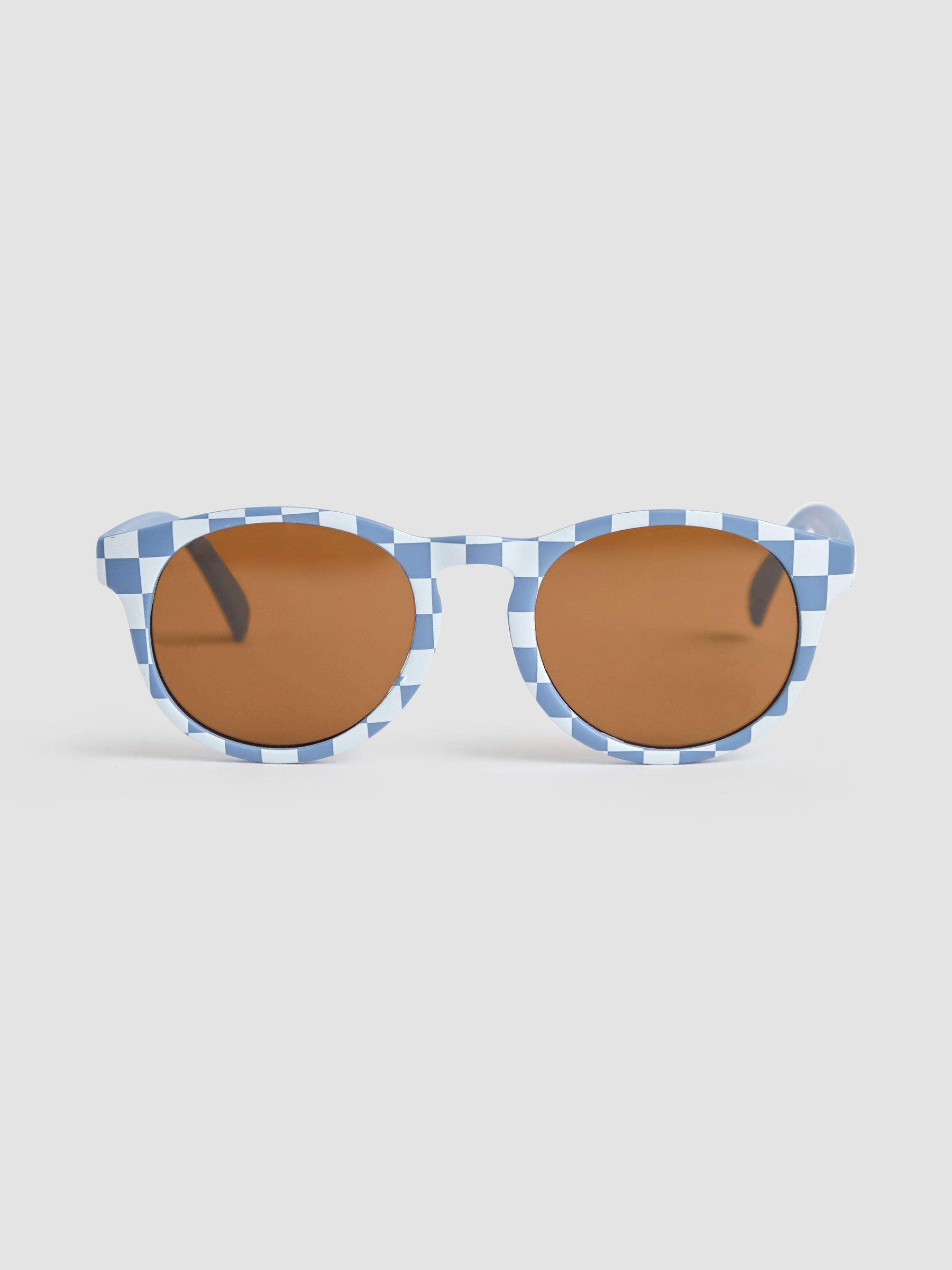 Blue Rounded Sunglasses - Image 2 of 4
