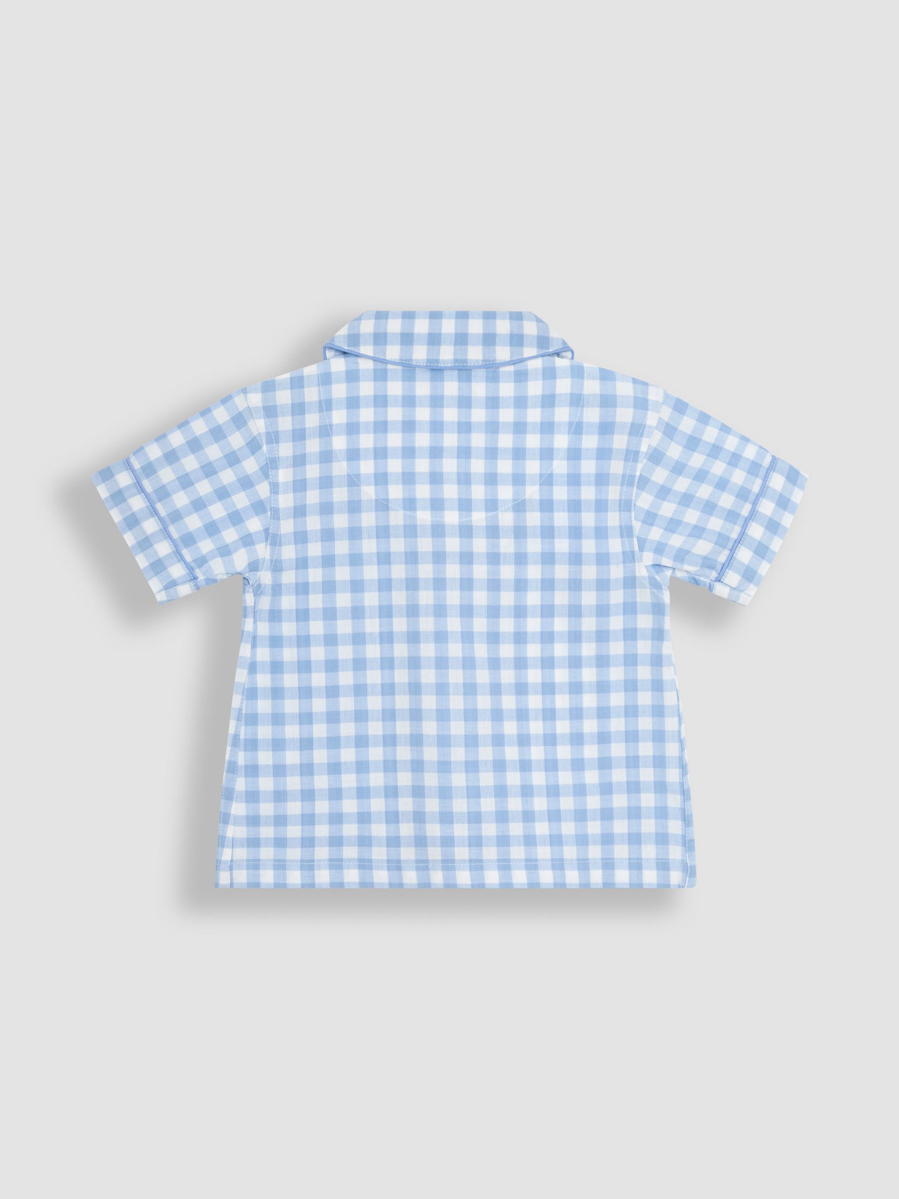 Blue Woven Classic Pyjamas - Image 3 of 5