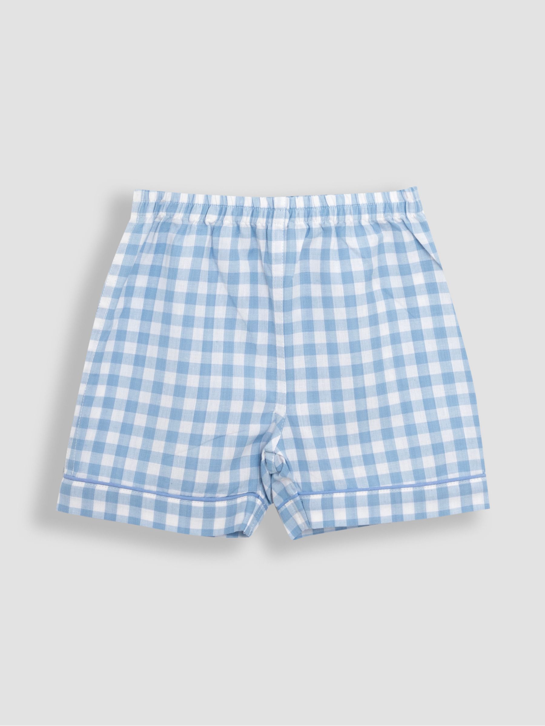 Blue Woven Classic Pyjamas - Image 4 of 5