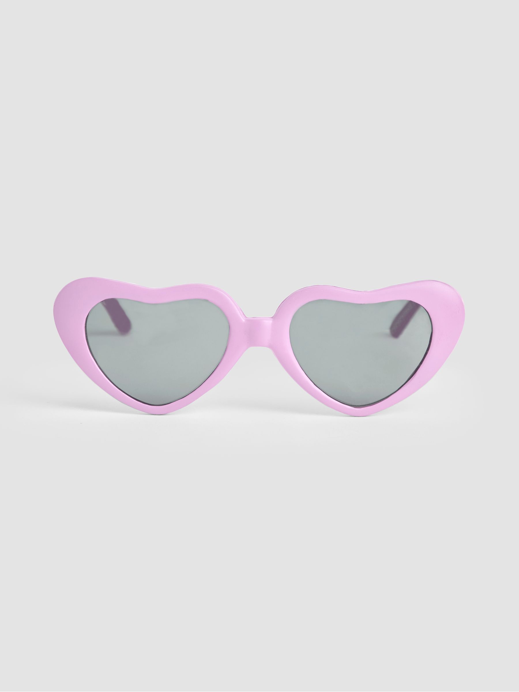 Lilac Heart Shaped Sunglasses - Image 2 of 4
