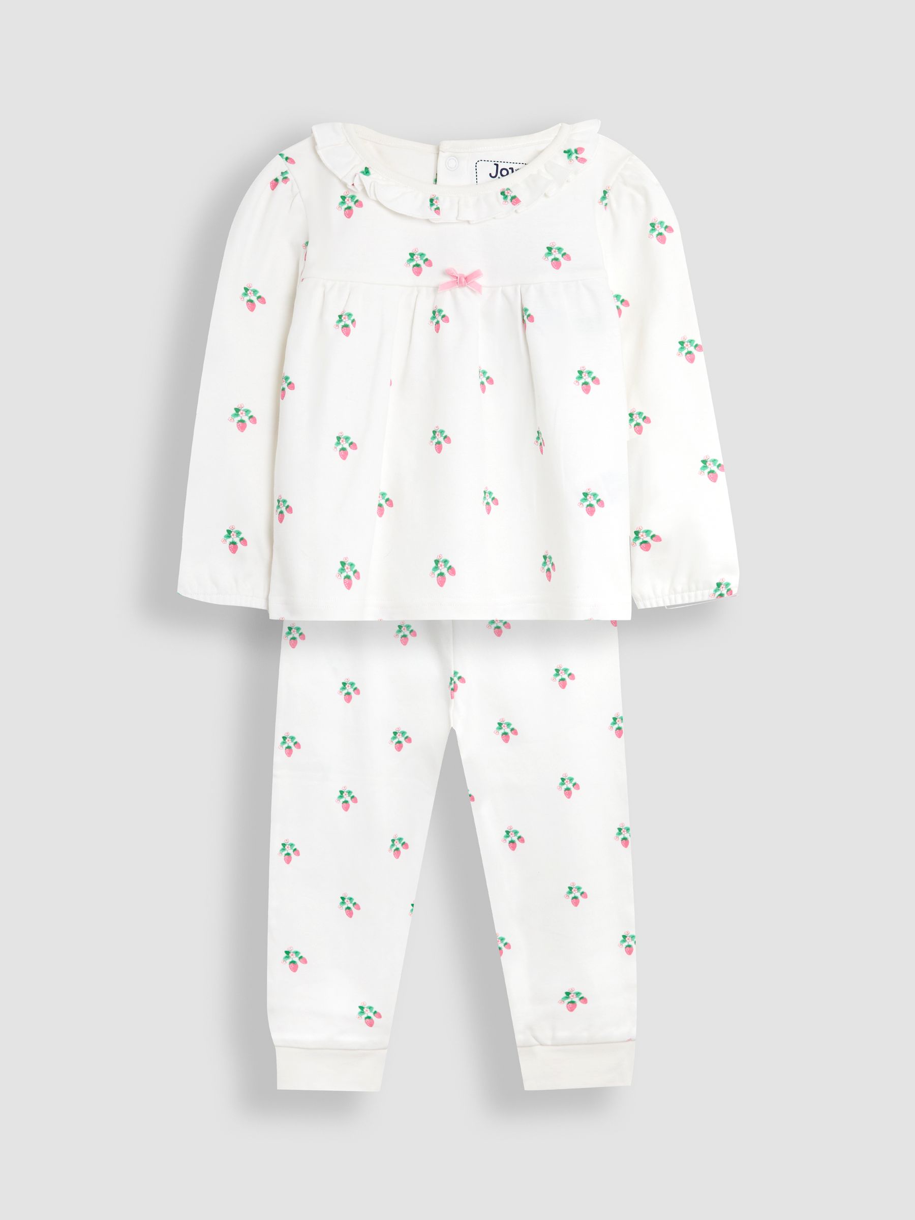 Cream Long Jersey Pyjamas - Image 1 of 4