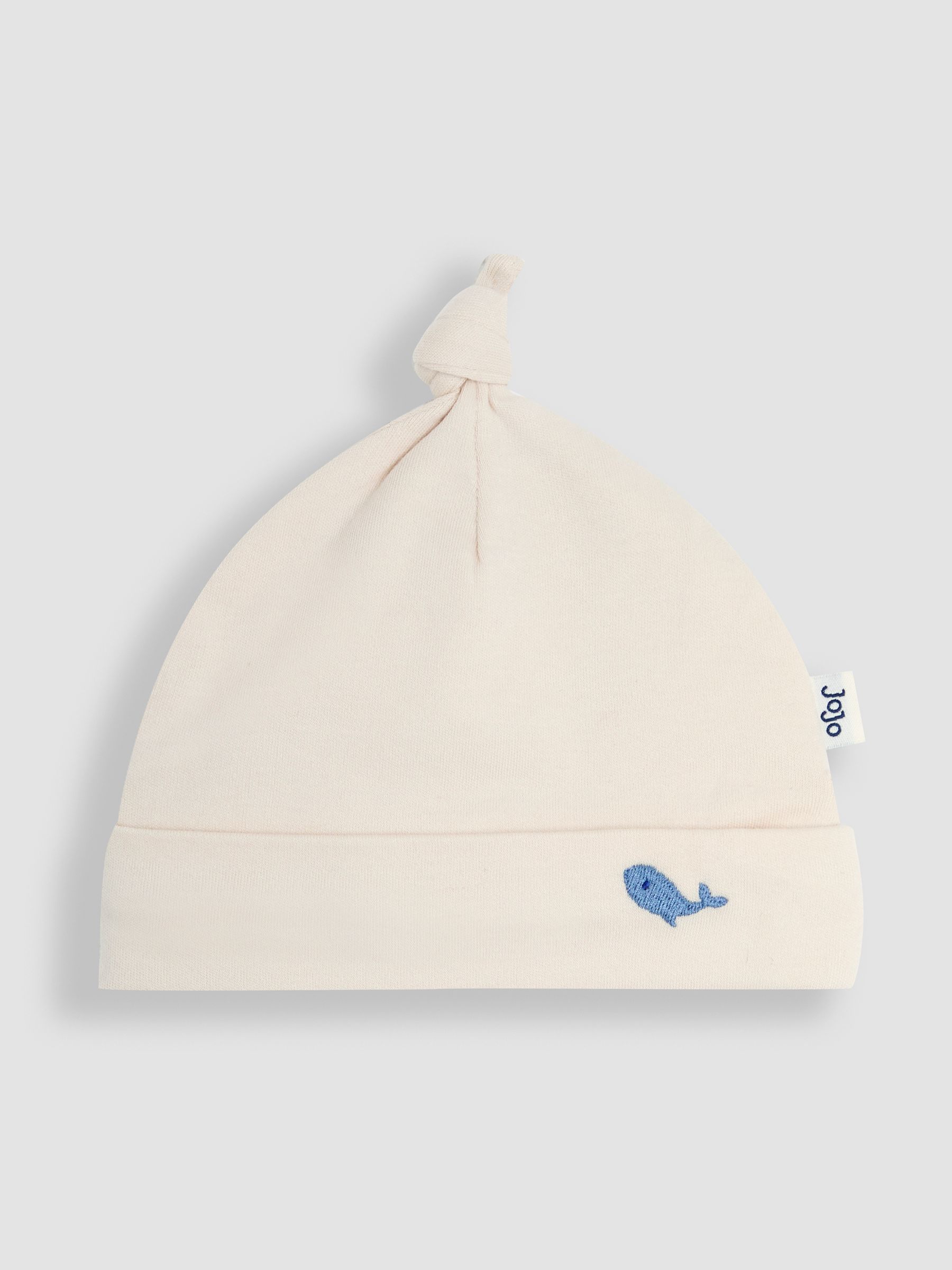 Stone 100% Cotton Embroidered Sleepsuit and Hat Set 2 Piece - Image 4 of 6
