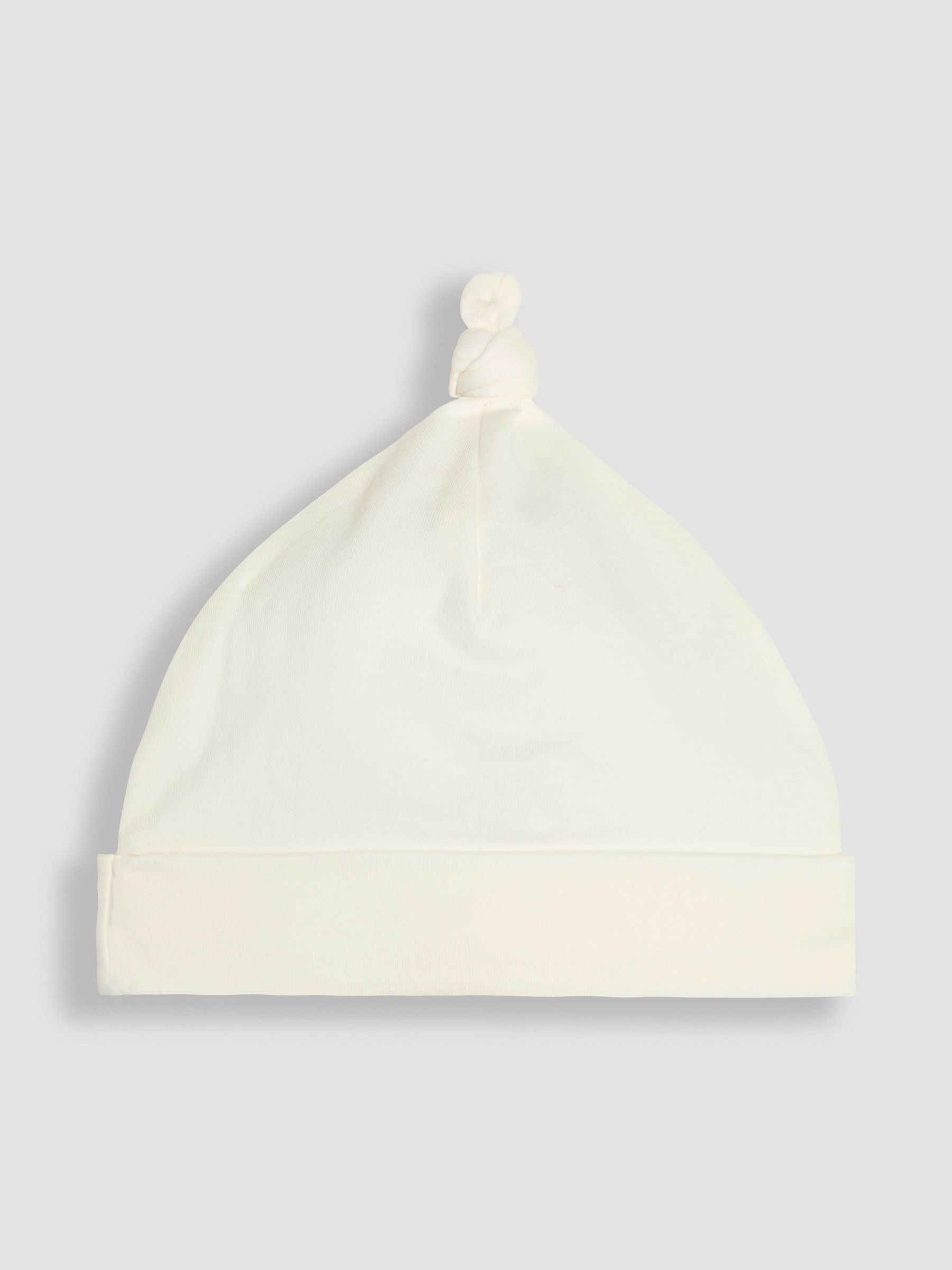 Cream Cotton 2-Piece Smocked Sleepsuit and Hat Set - Image 9 of 9
