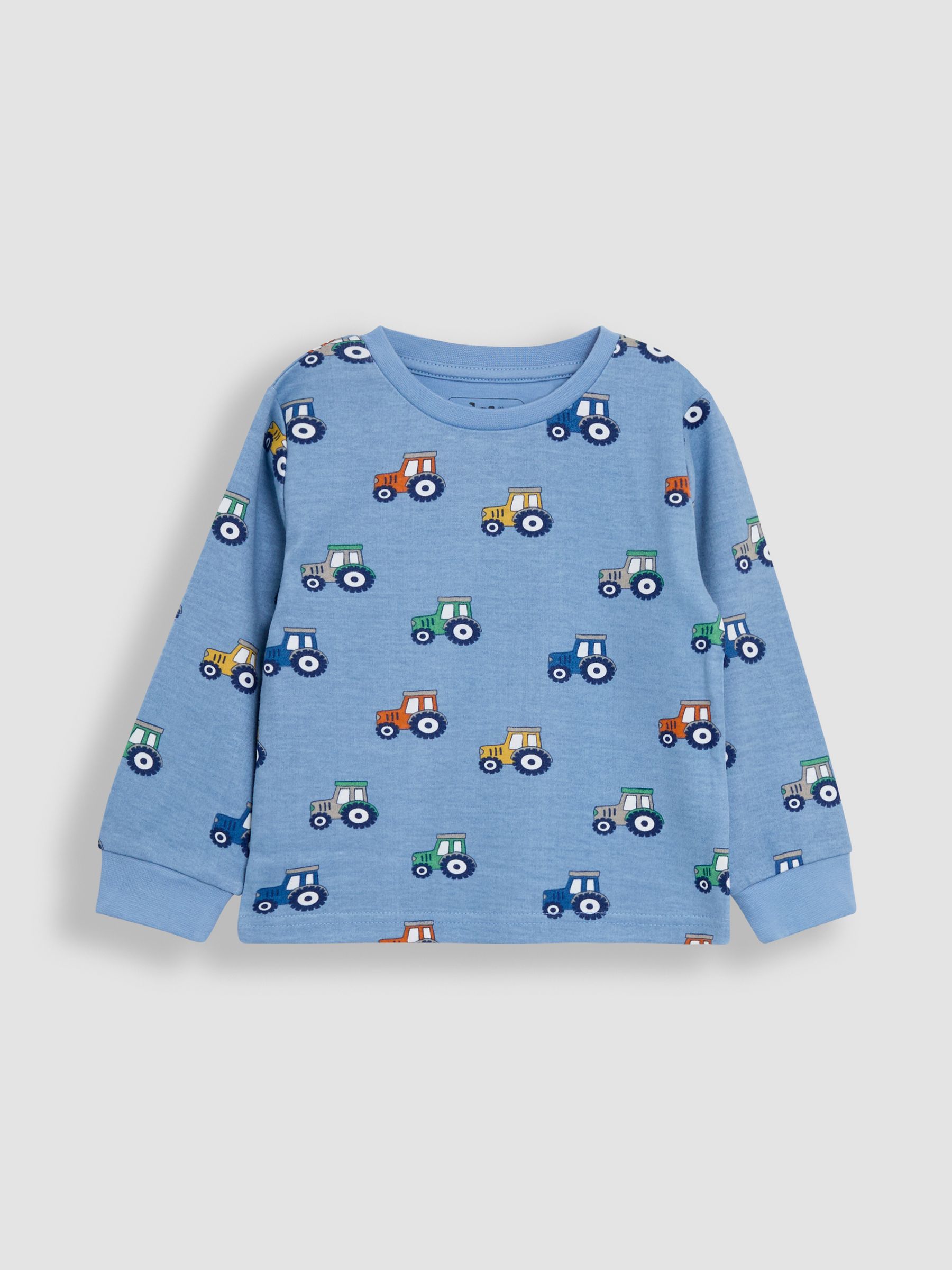 Blue 100% Cotton Jersey Pyjamas 2 Pack - Image 2 of 9