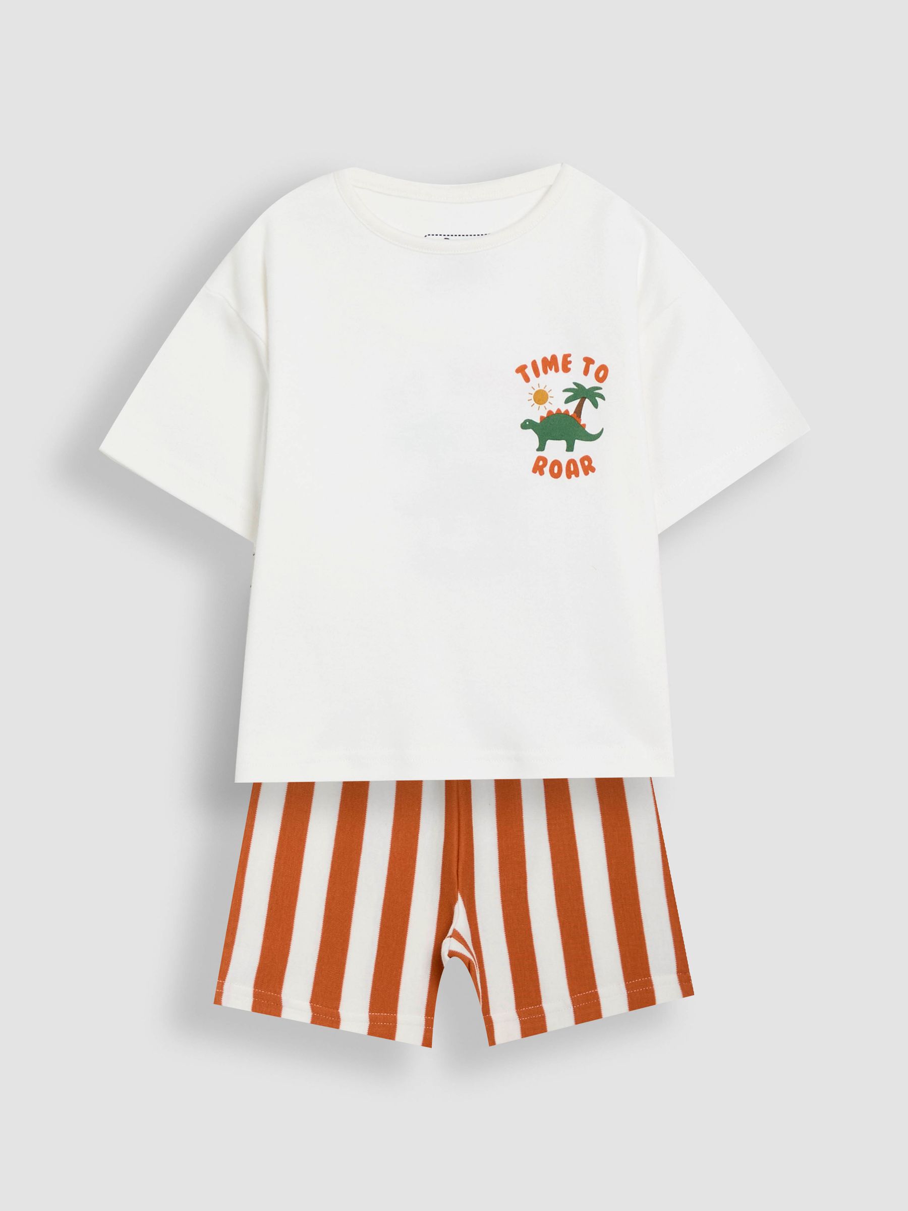 Stone Print Short Jersey Pyjamas 2 Pack - Image 2 of 15
