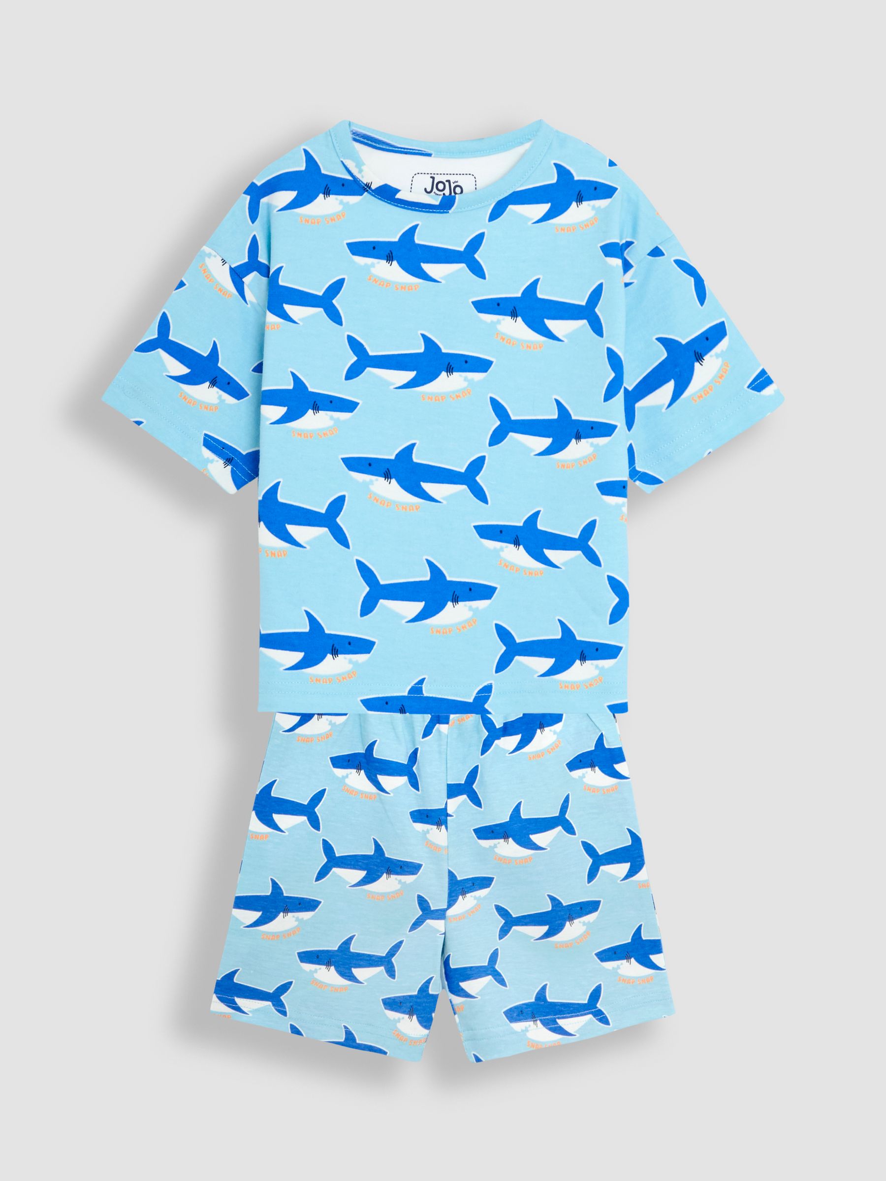 Blue Glow In The Dark Jersey Pyjamas - Image 1 of 5