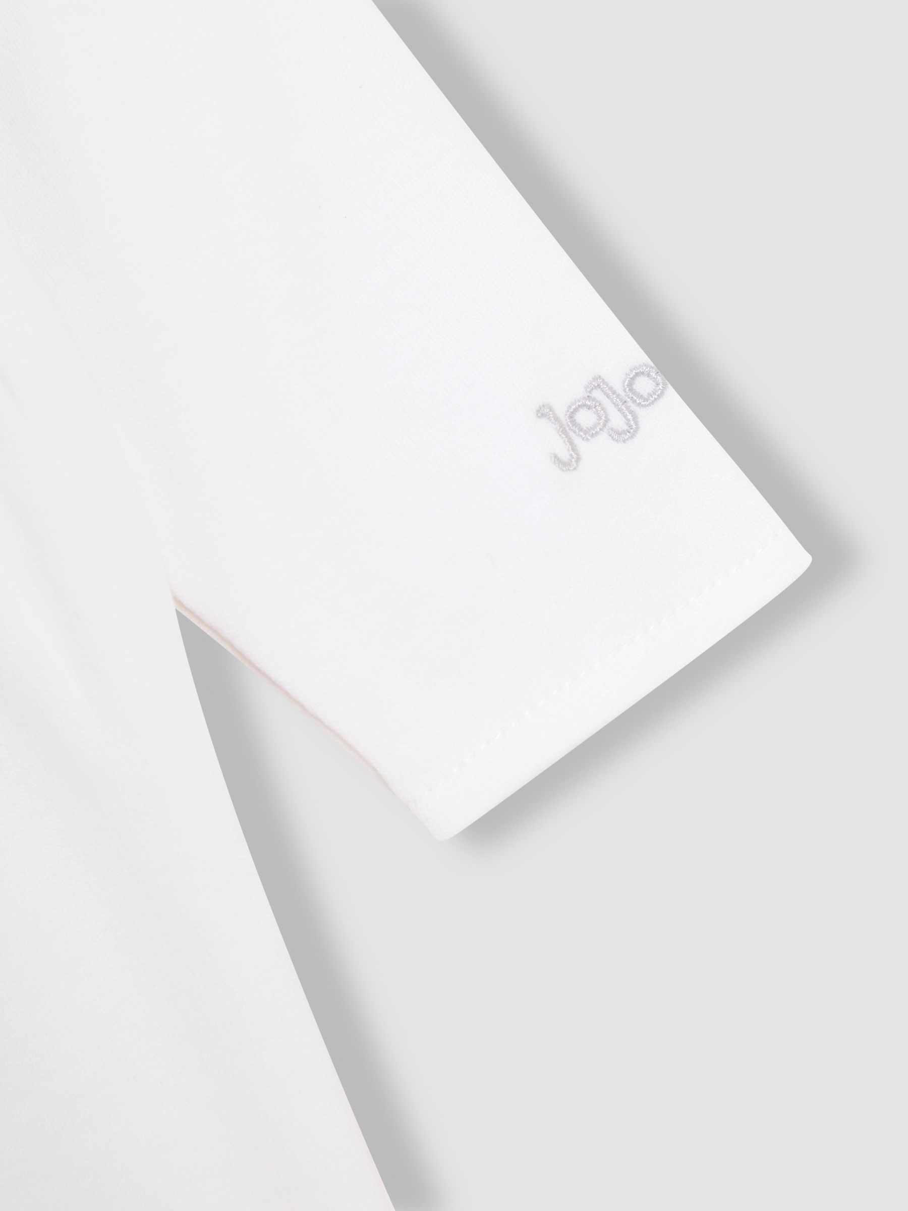White 100% Cotton Cross-Over Sleepsuit - Image 3 of 4