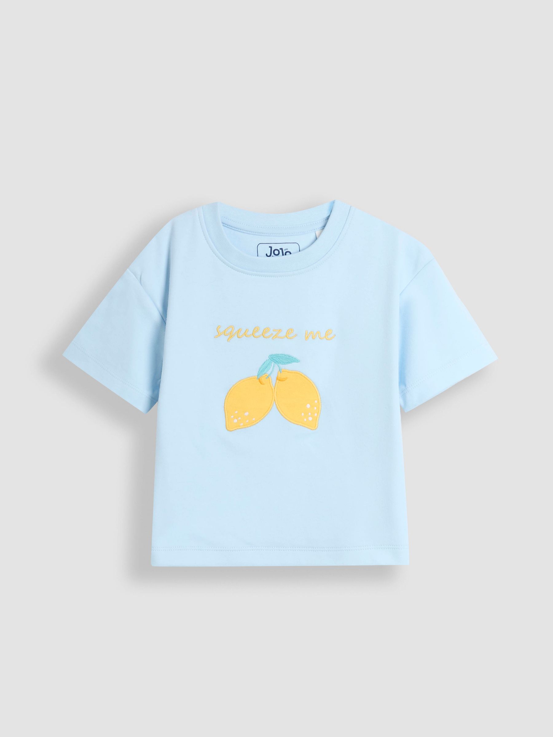 Pale Blue Fruit Printed Jersey Pyjamas - Image 2 of 7