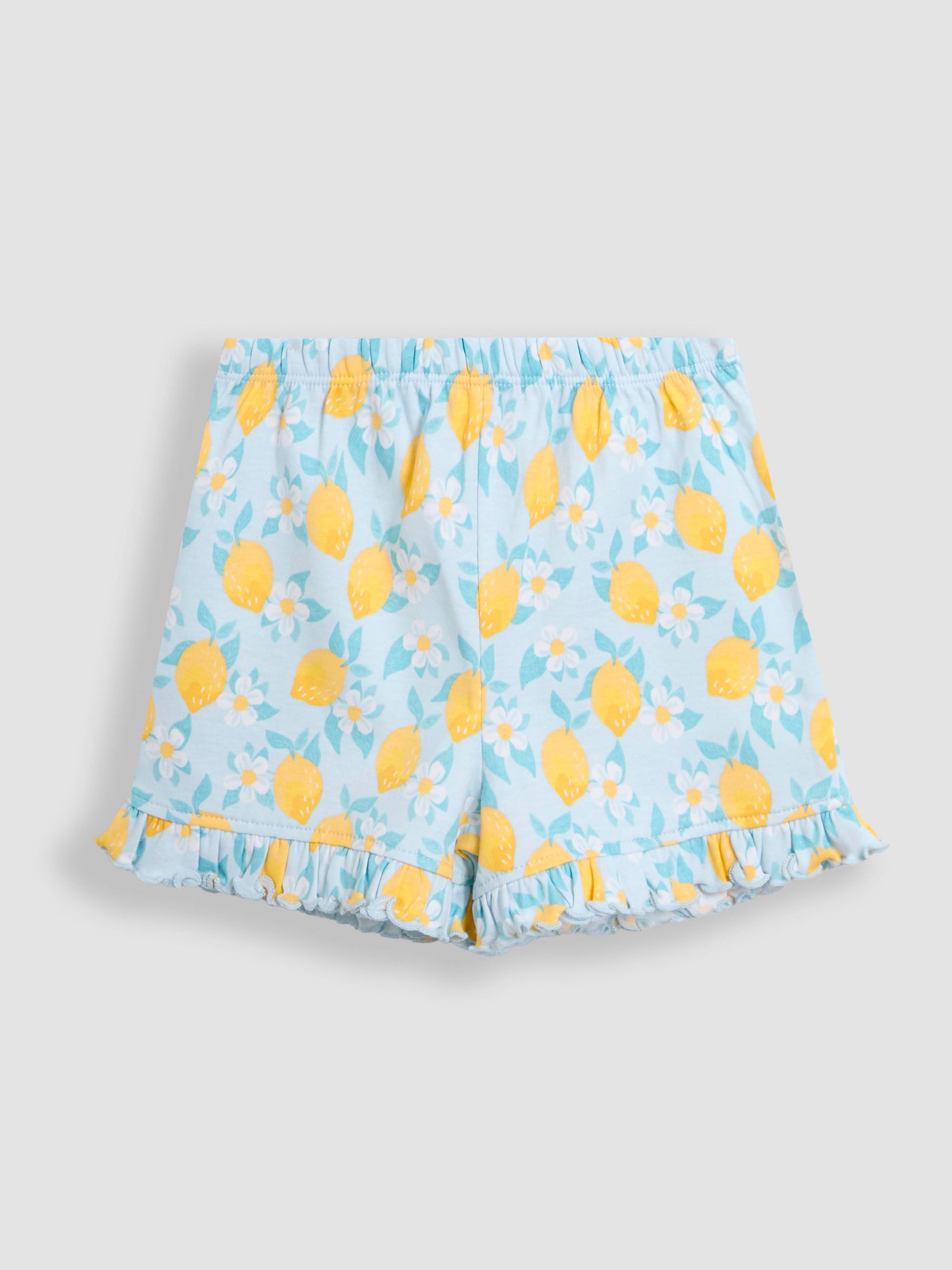 Pale Blue Fruit Printed Jersey Pyjamas - Image 5 of 7