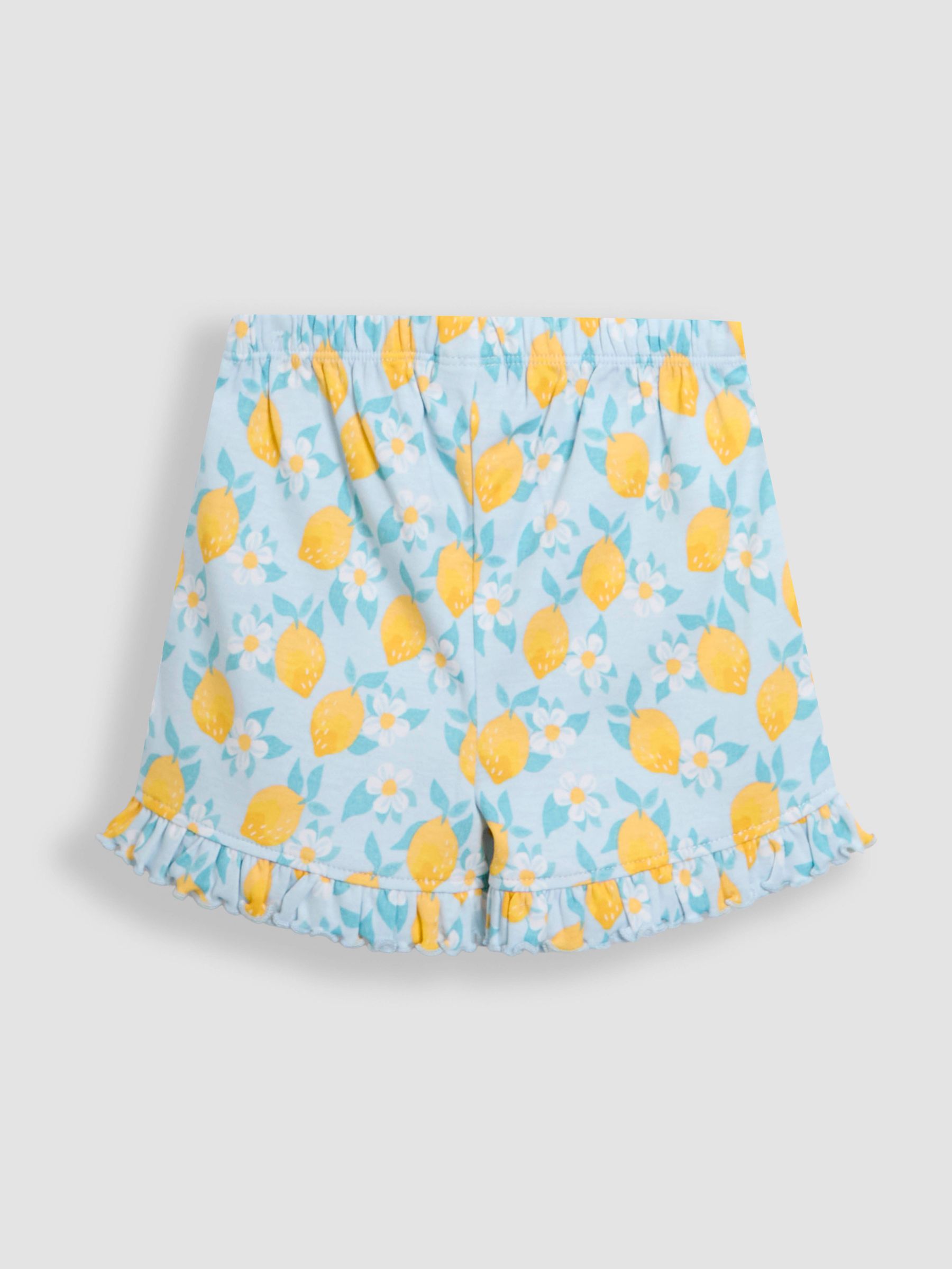 Pale Blue Fruit Printed Jersey Pyjamas - Image 7 of 7