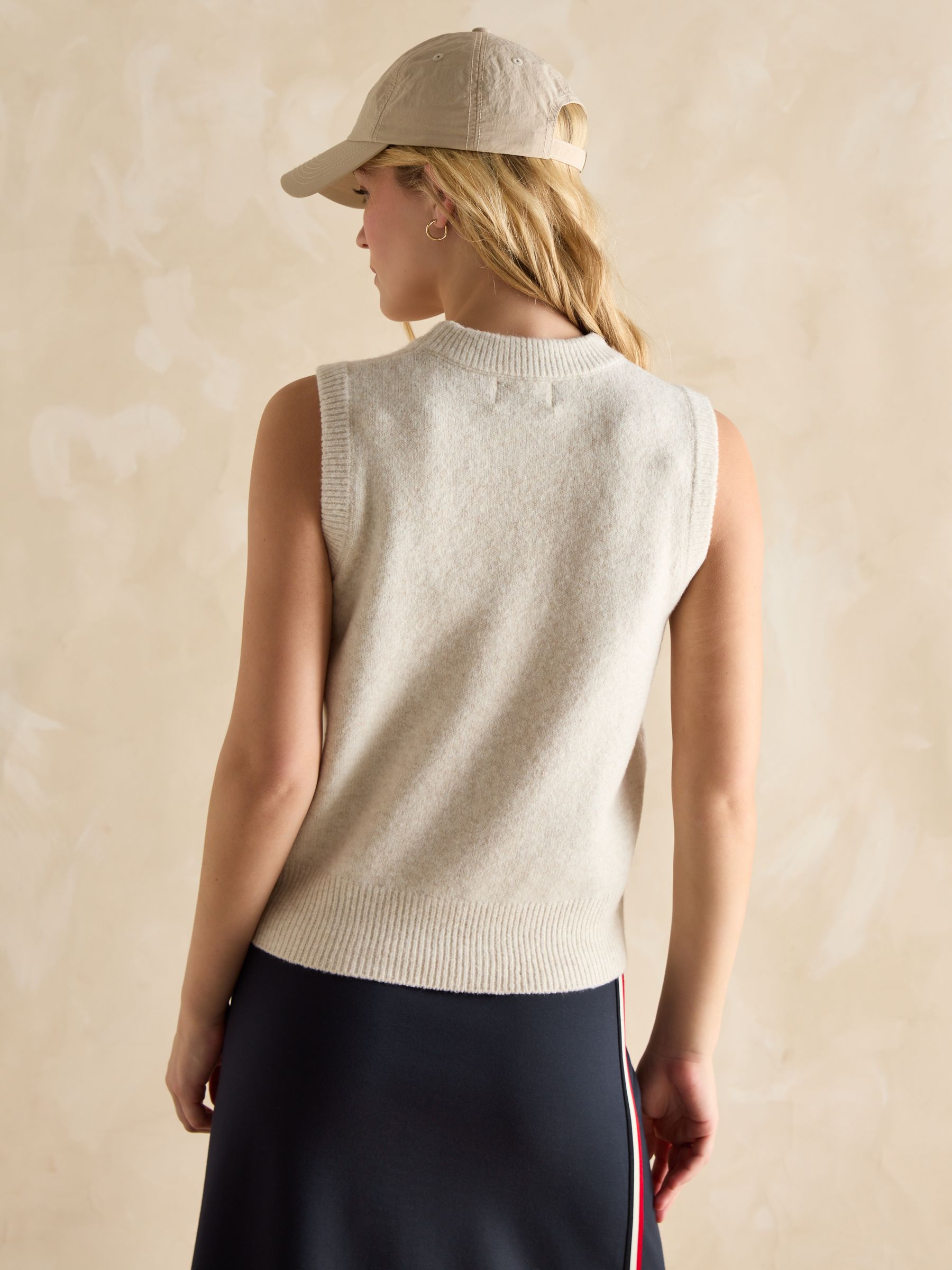 Holly Cream Knitted Vest - Image 2 of 6