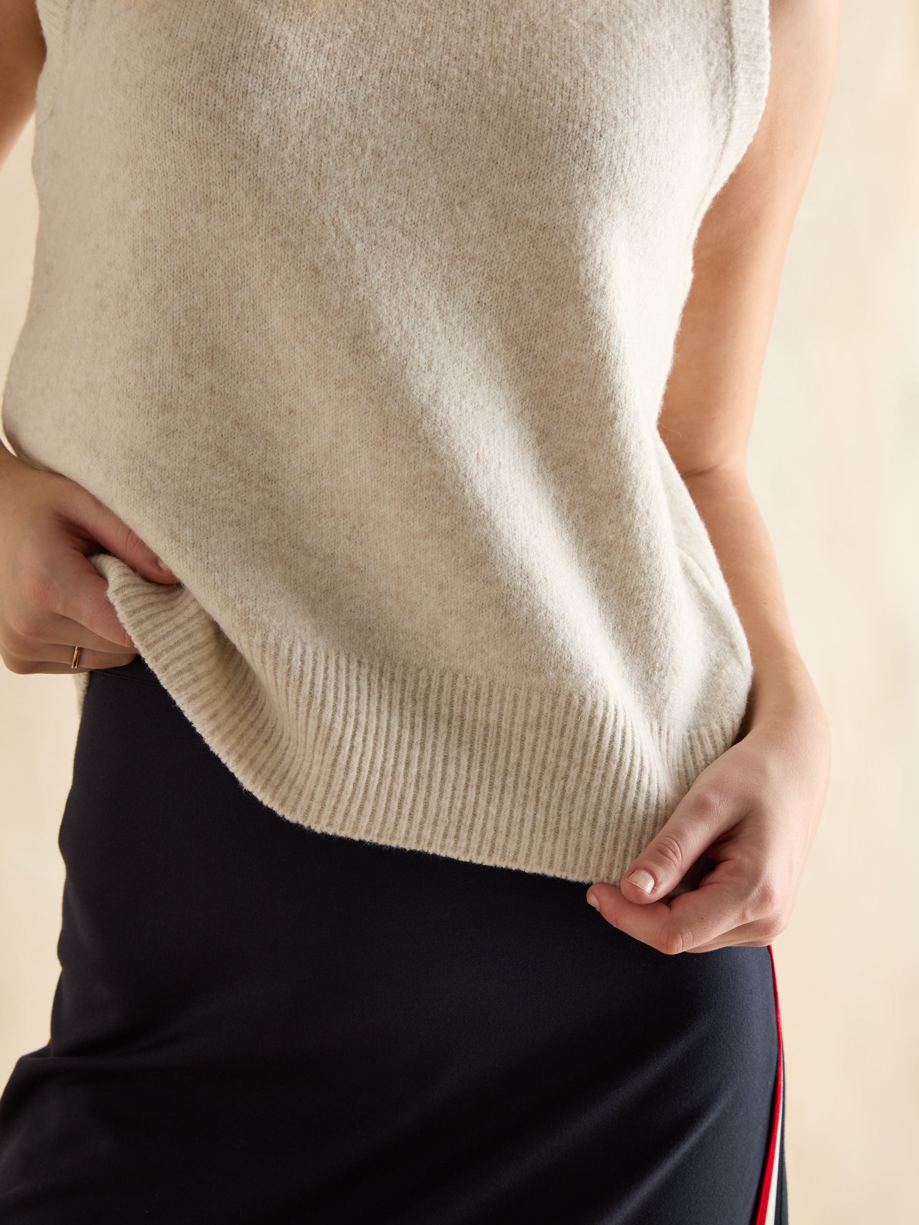 Holly Cream Knitted Vest - Image 5 of 6
