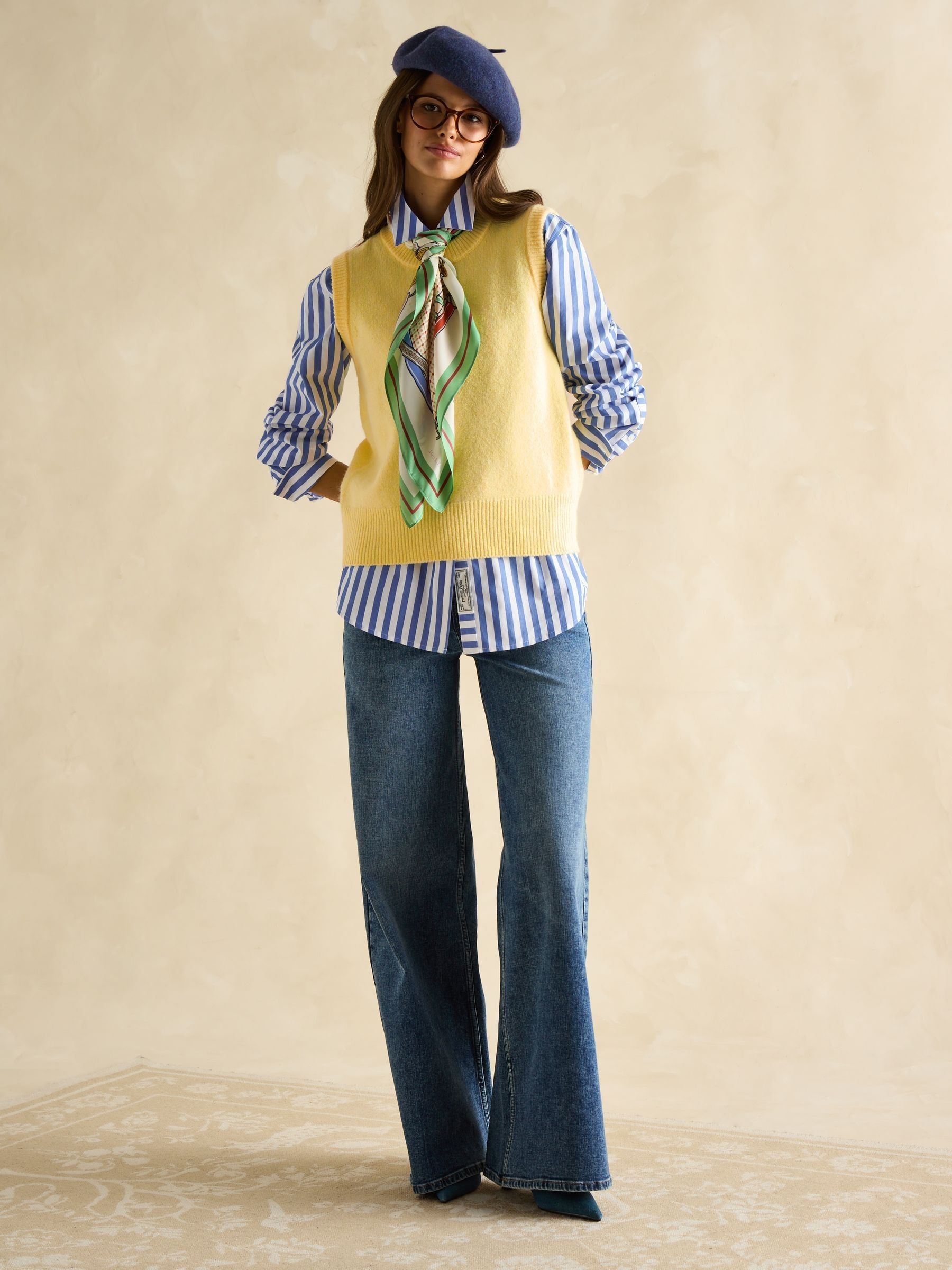 Holly Yellow Knitted Vest - Image 6 of 7
