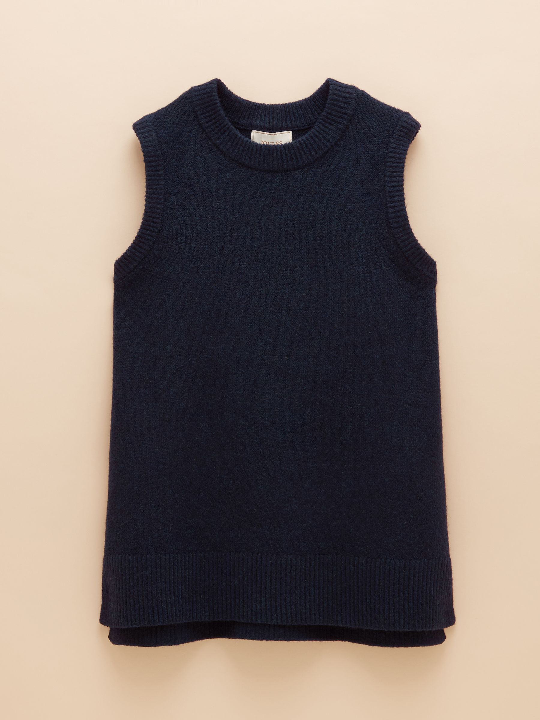 Holly Navy Blue Longline Knitted Vest - Image 6 of 6