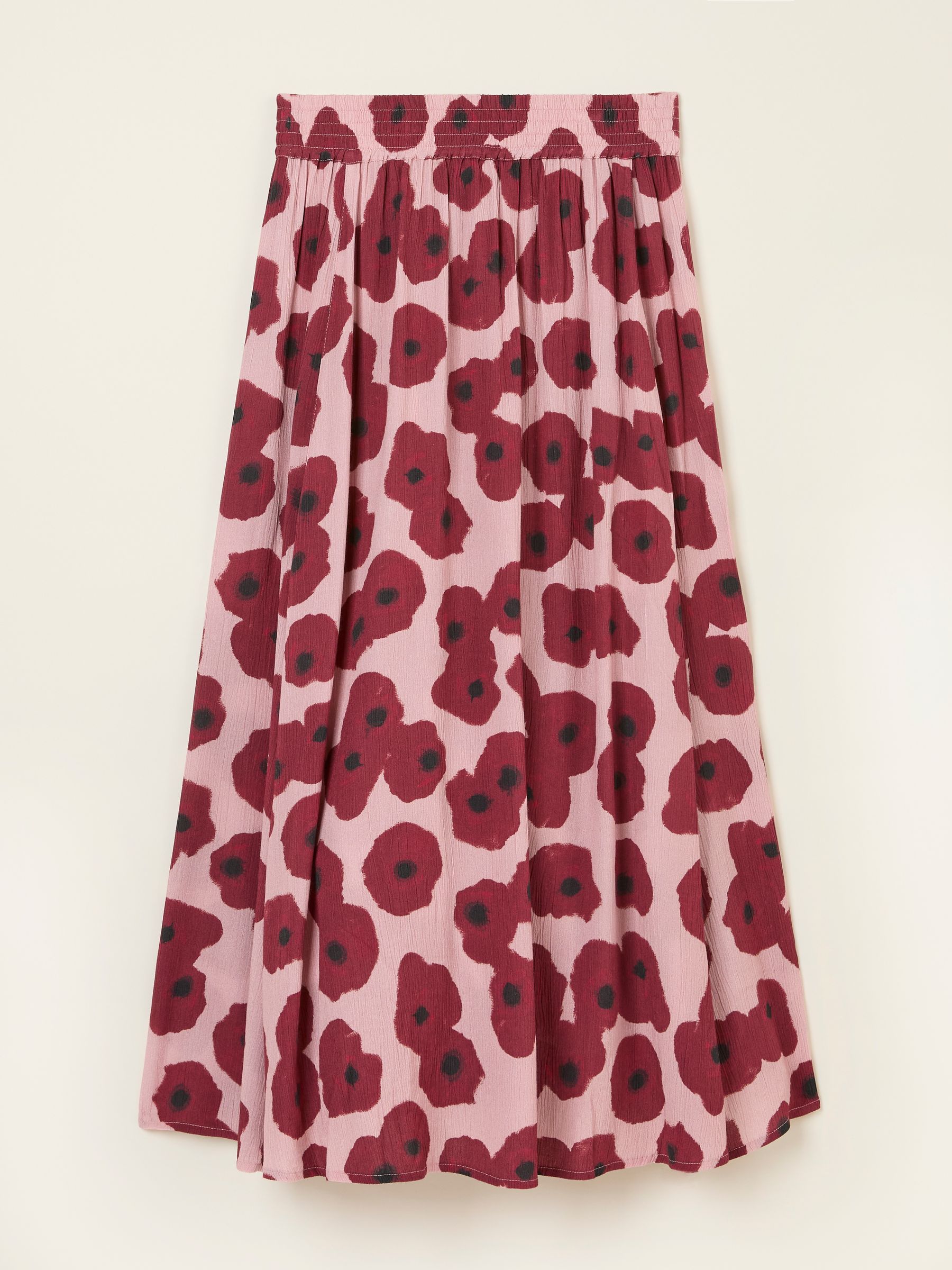 Millie Multi Poppies Midi Skirt - Image 6 of 6