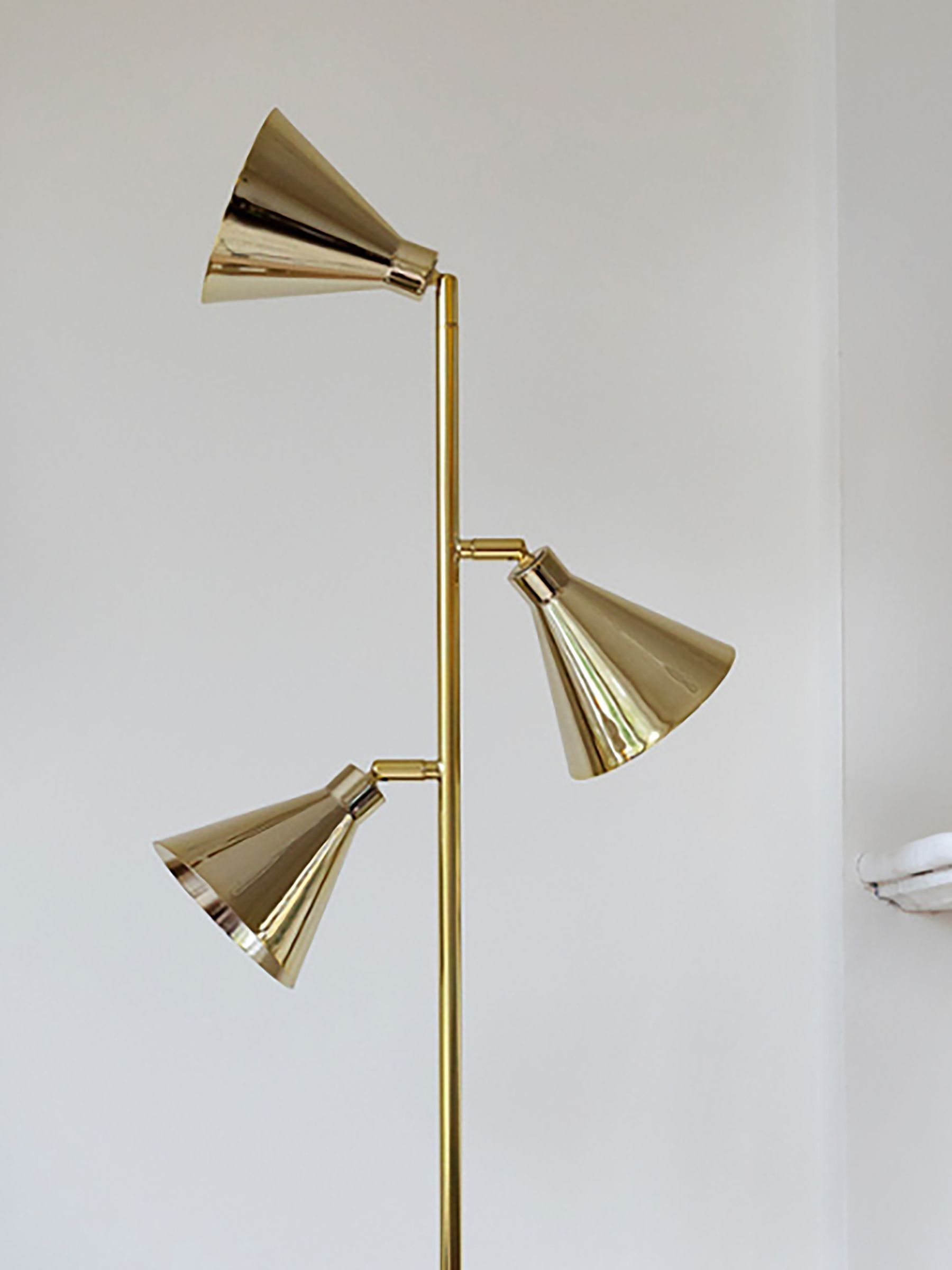 Houseof. Brass Cone Floor Lamp - Image 5 of 6