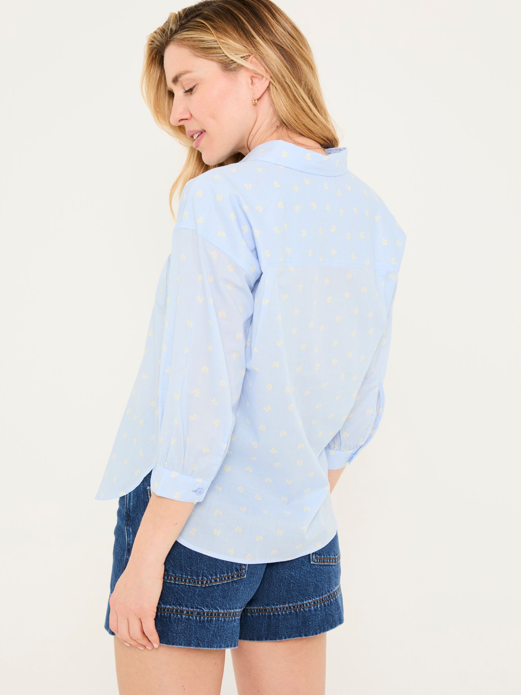 Whitney Chambray Blue Bows Shirt - Image 2 of 7