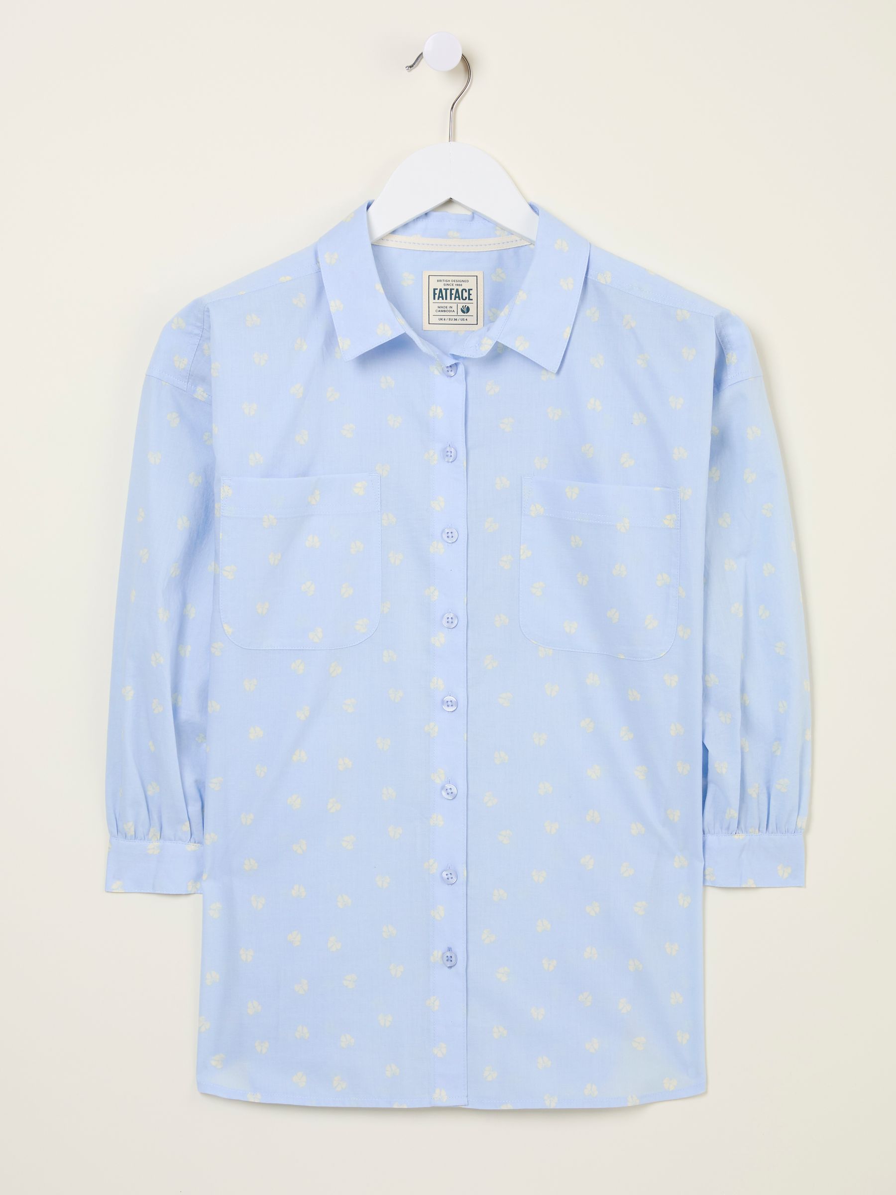 Whitney Chambray Blue Bows Shirt - Image 6 of 7