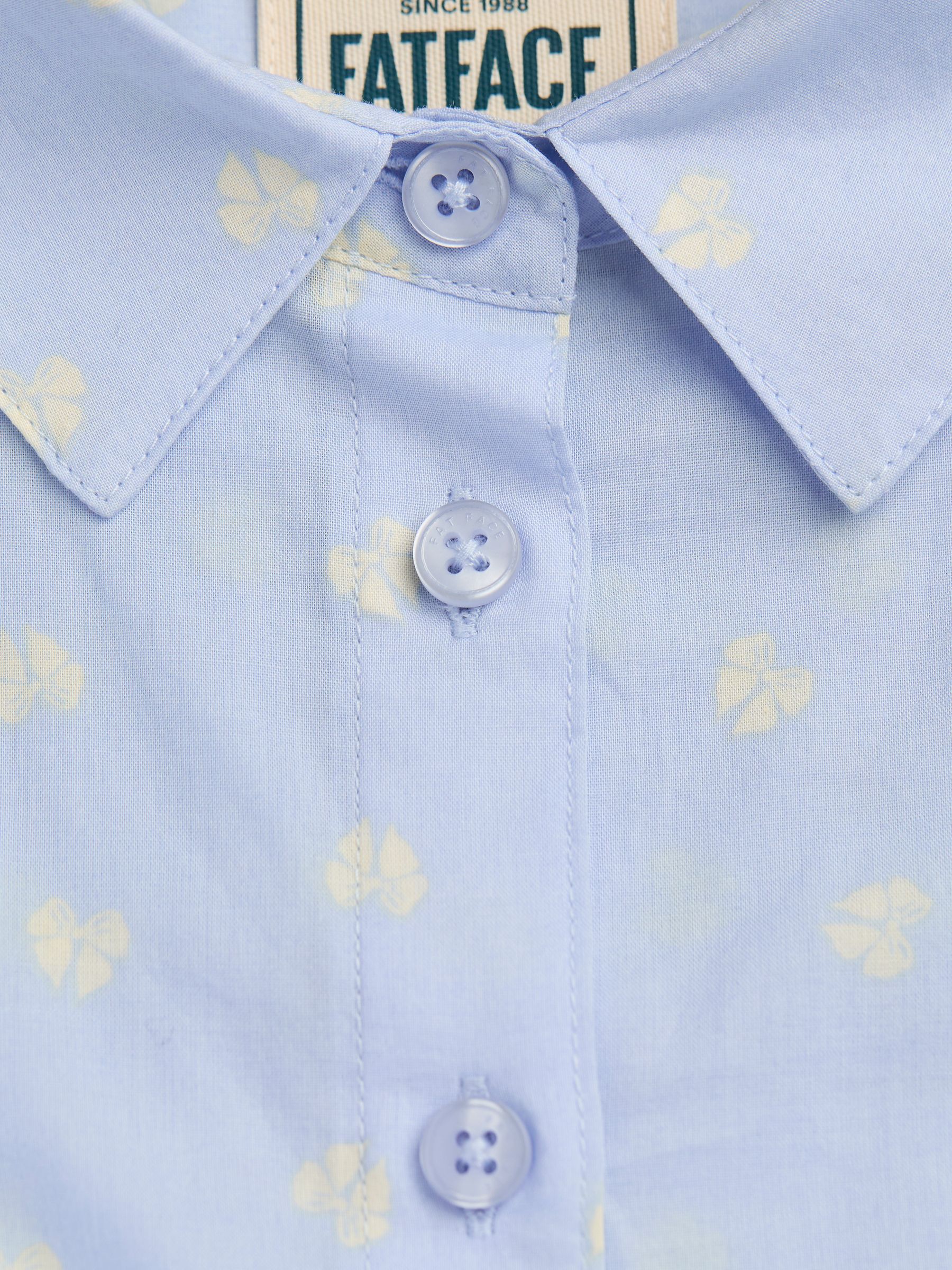 Whitney Chambray Blue Bows Shirt - Image 7 of 7