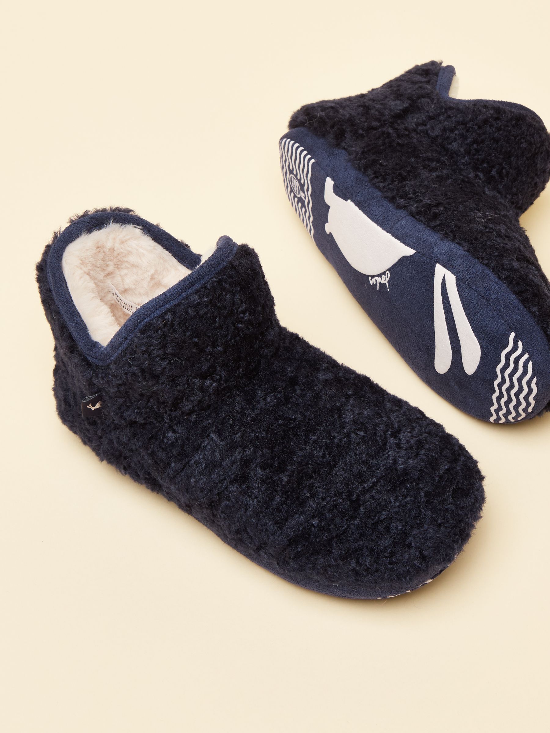 Kids' Cabin Navy Slipper Boot - Image 6 of 6