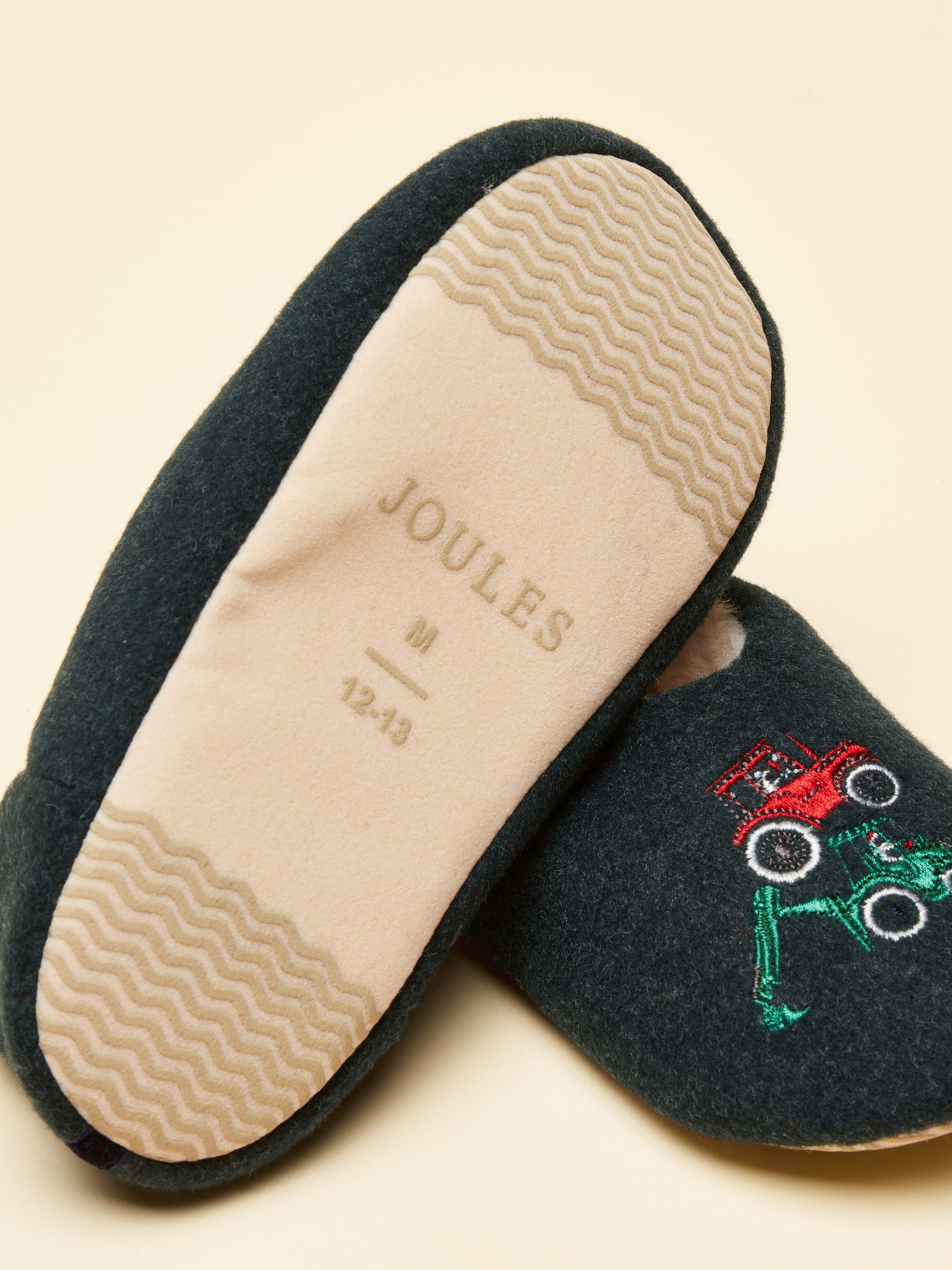 Boys' Slippet Green Tractor Slippers - Image 5 of 6