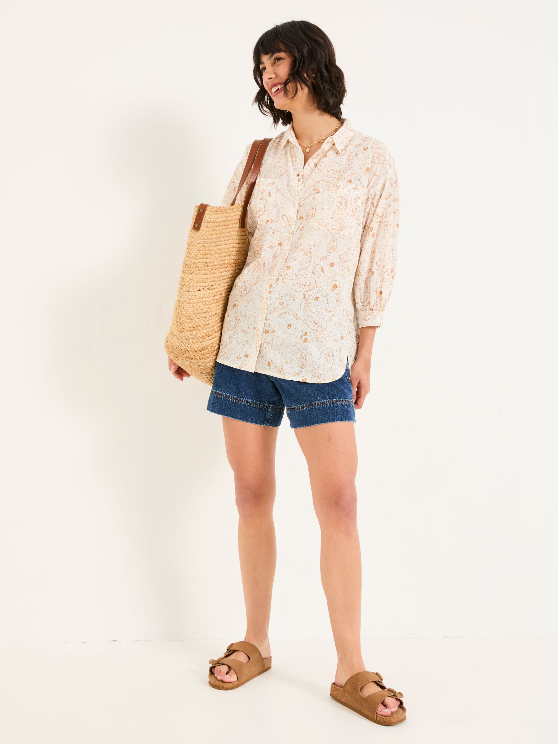 Whitney Ivory Paisley Shirt - Image 3 of 6