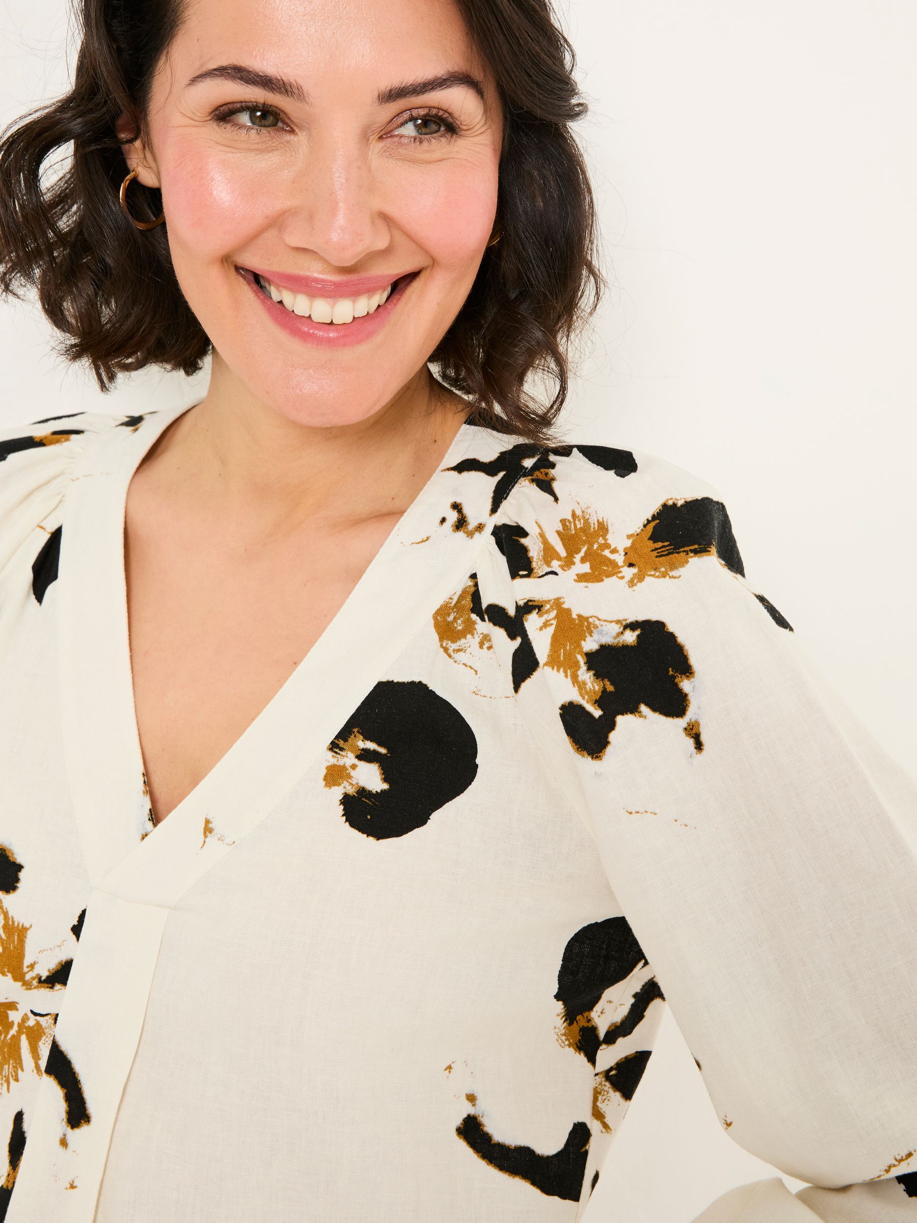 Channon Multi Floral Placement Blouse - Image 3 of 5